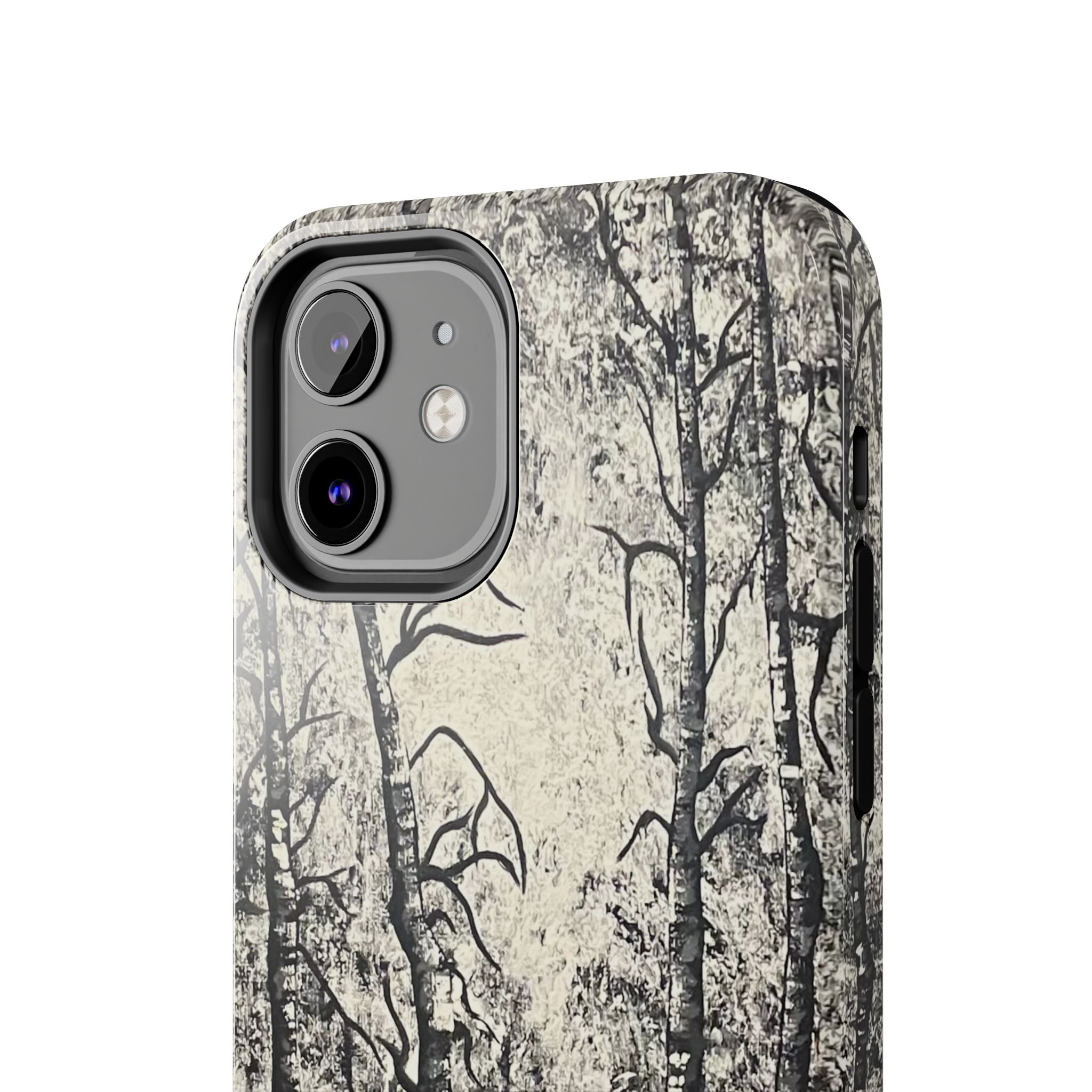 Silver Shadows Phone Case - Hand Painted Unique Designs