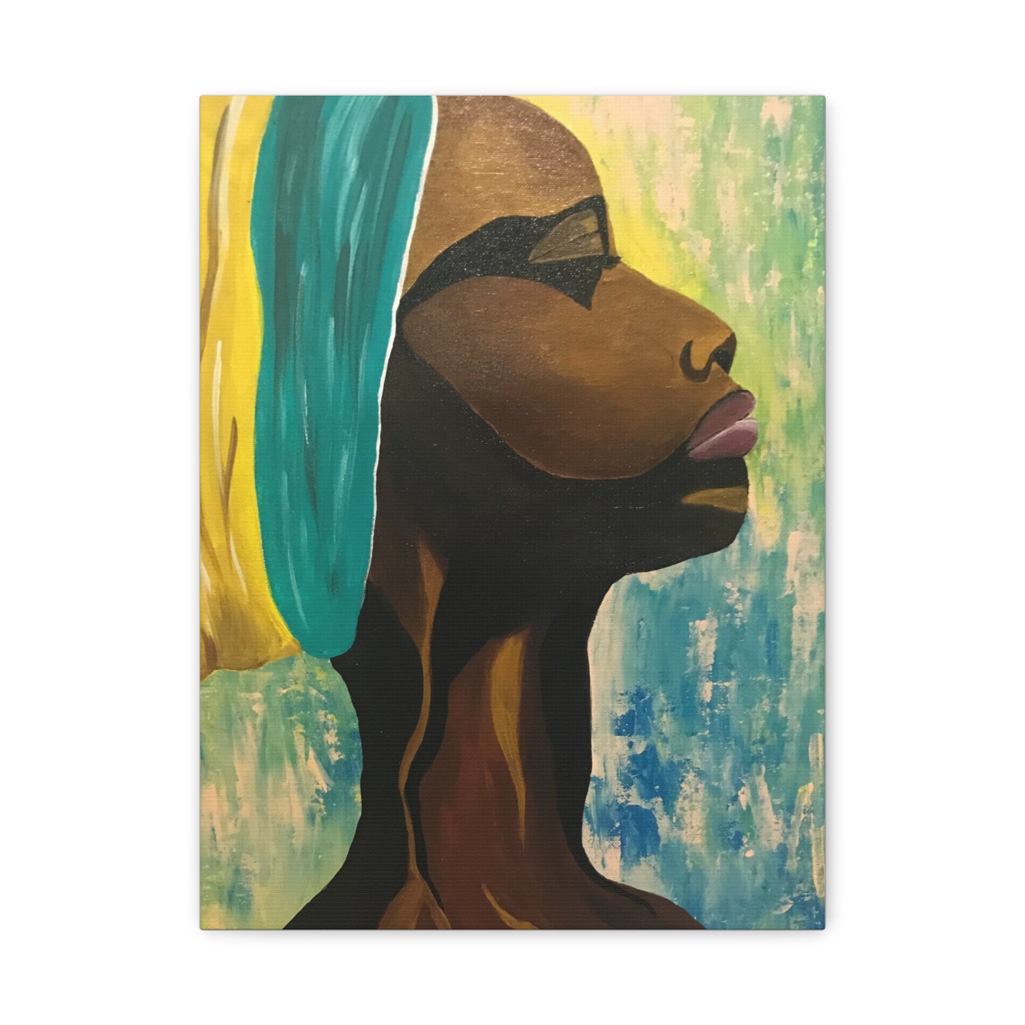 Hues of Heritage Abstract Art Canvas - Contemporary Wall Decor