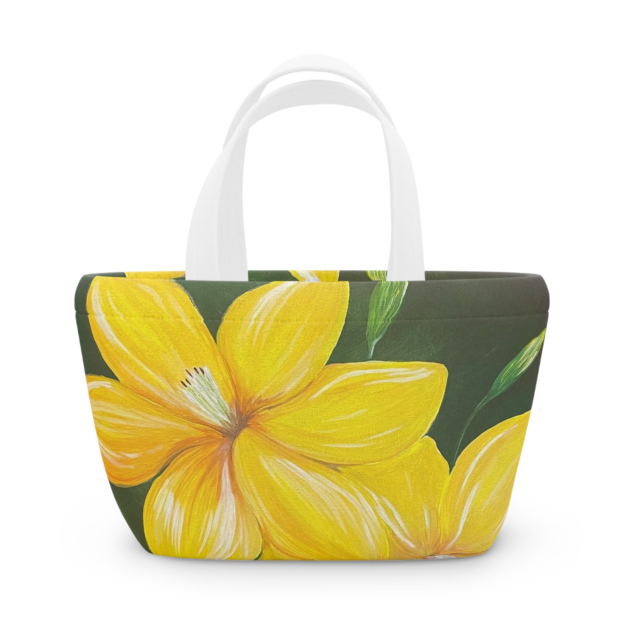 Golden Bloom Insulated Lunch Bag