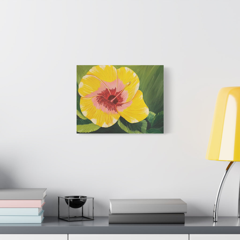 Blushing Sunrise Abstract Art Canvas - Contemporary Wall Decor