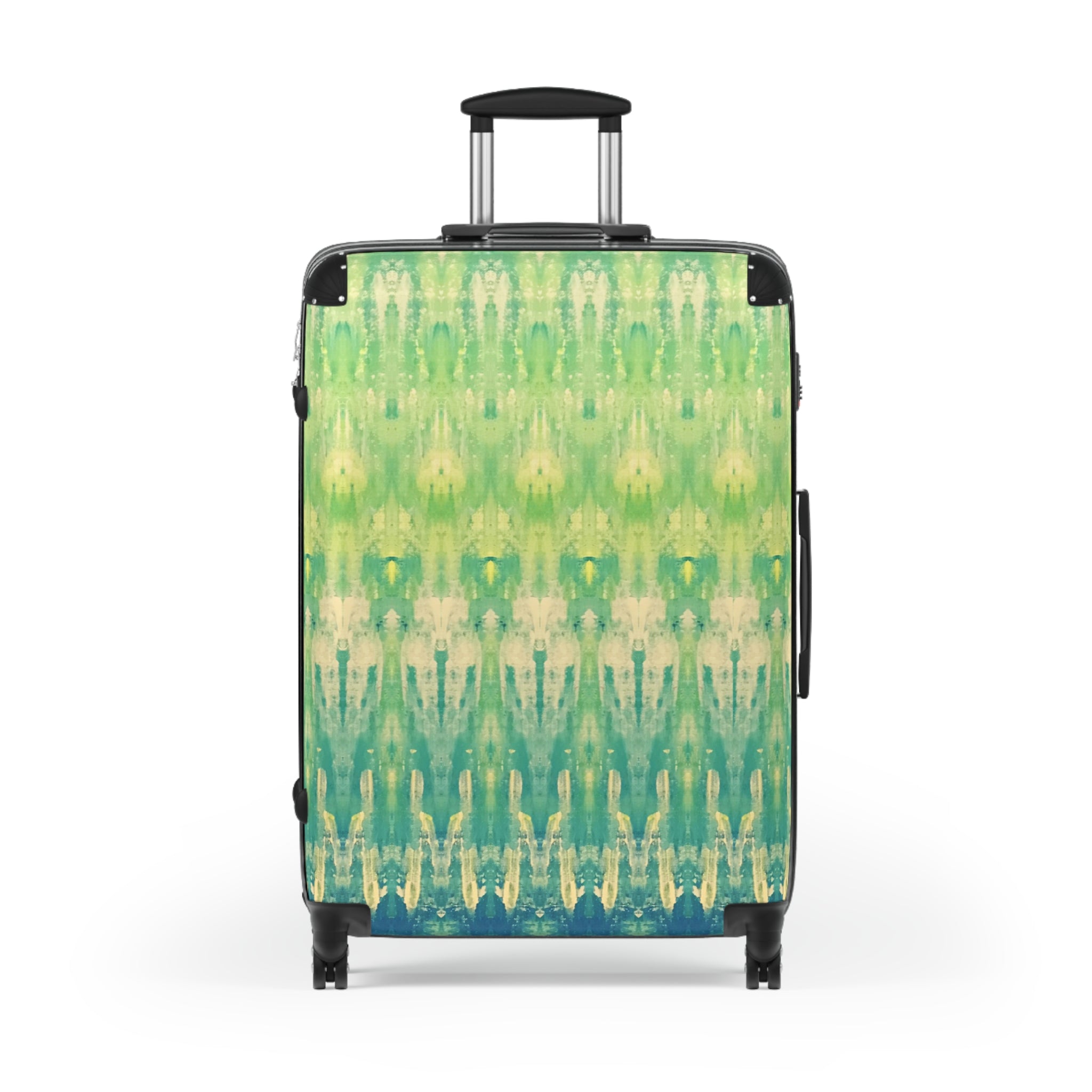 Hues of Heritage Handprinted Colorful Suitcase