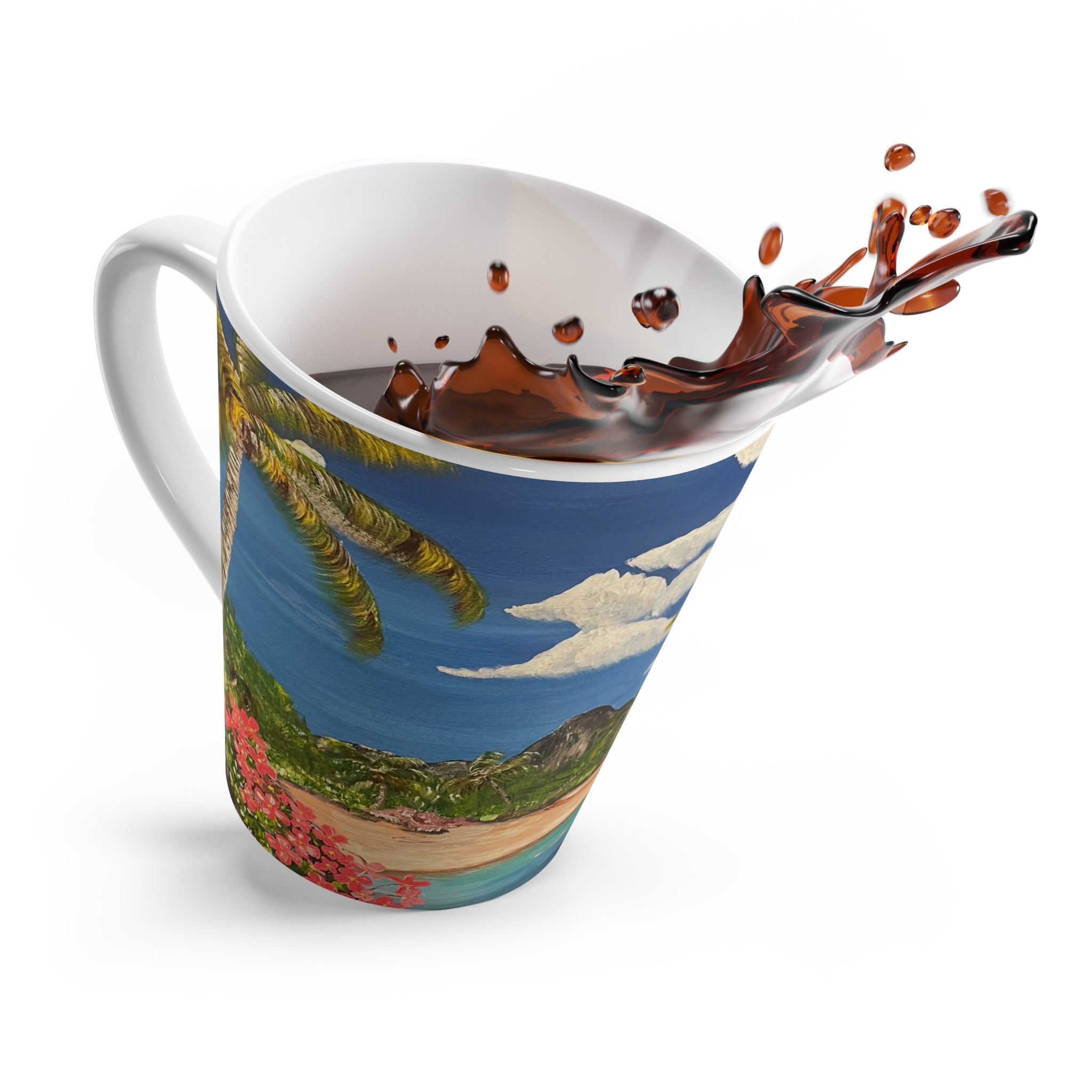 Blooming Paradise Latte Mug
