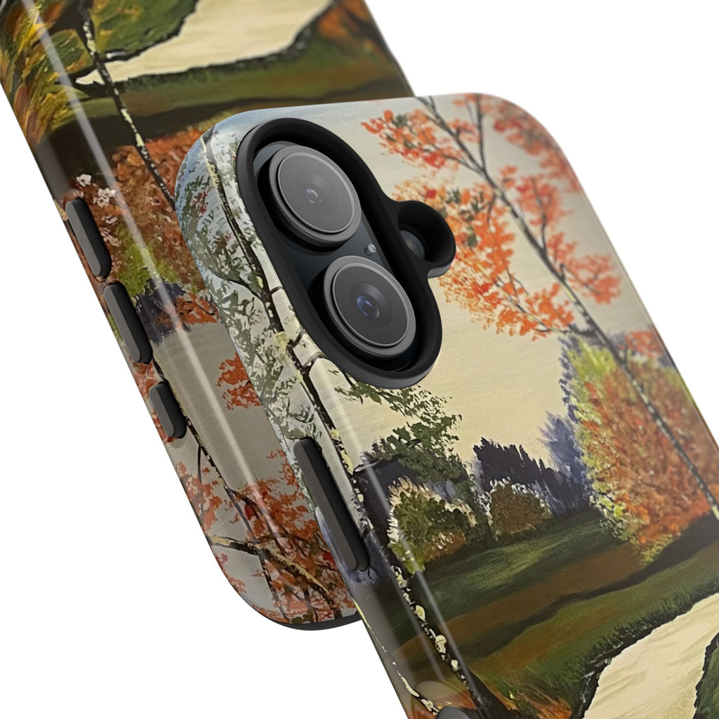 Whispering Birches Phone Case - Hand Painted Unique Designs
