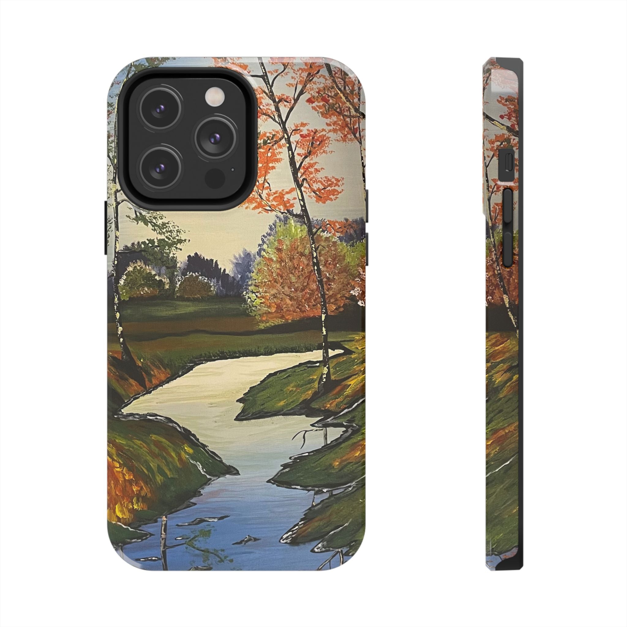 Whispering Birches Phone Case - Hand Painted Unique Designs