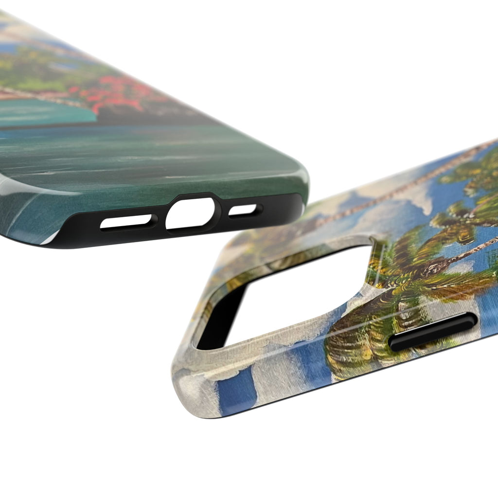 Blooming Paradise Phone Case Hand Painted Unique Designs