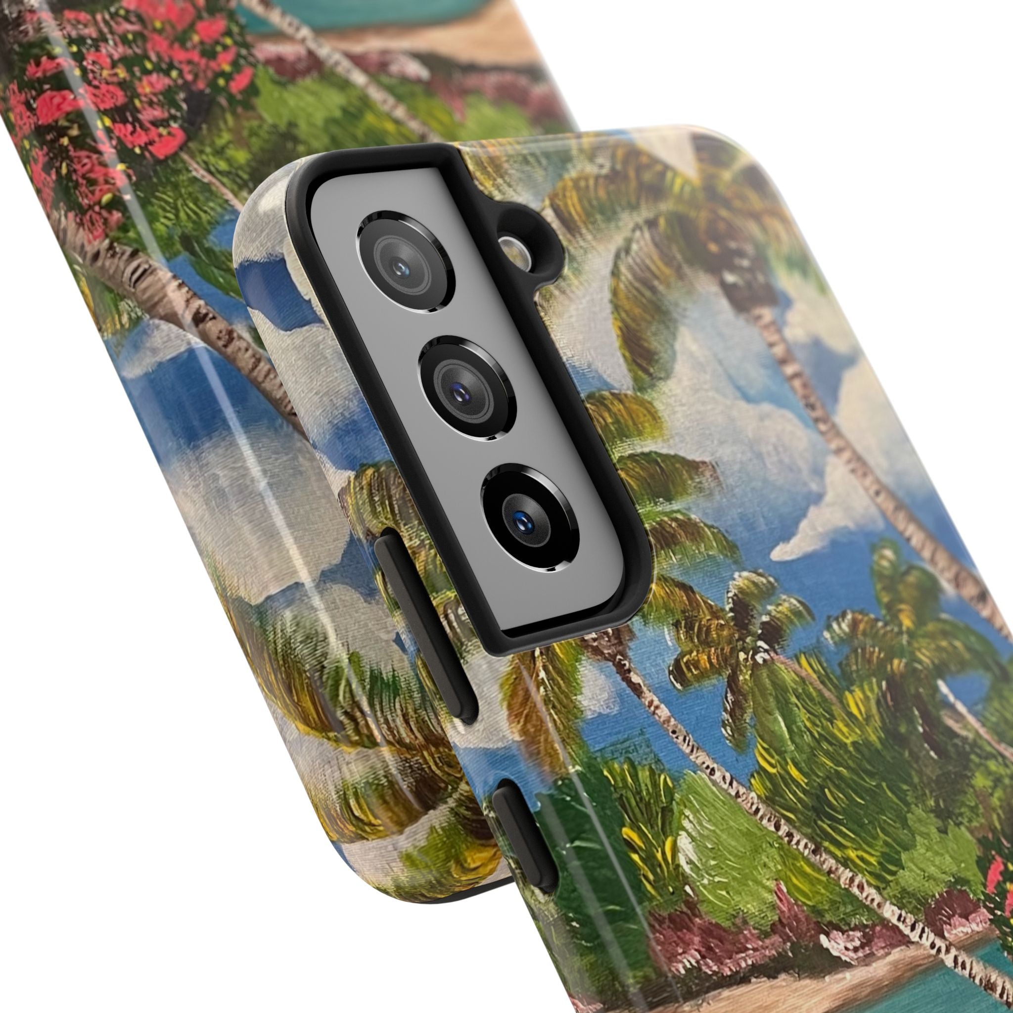 Blooming Paradise Phone Case Hand Painted Unique Designs