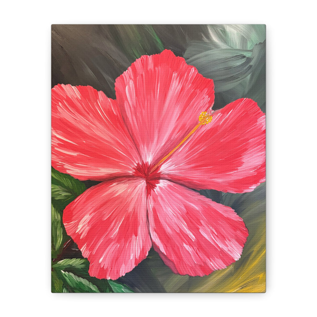 Hibiscus Hues Canvas Wall Art