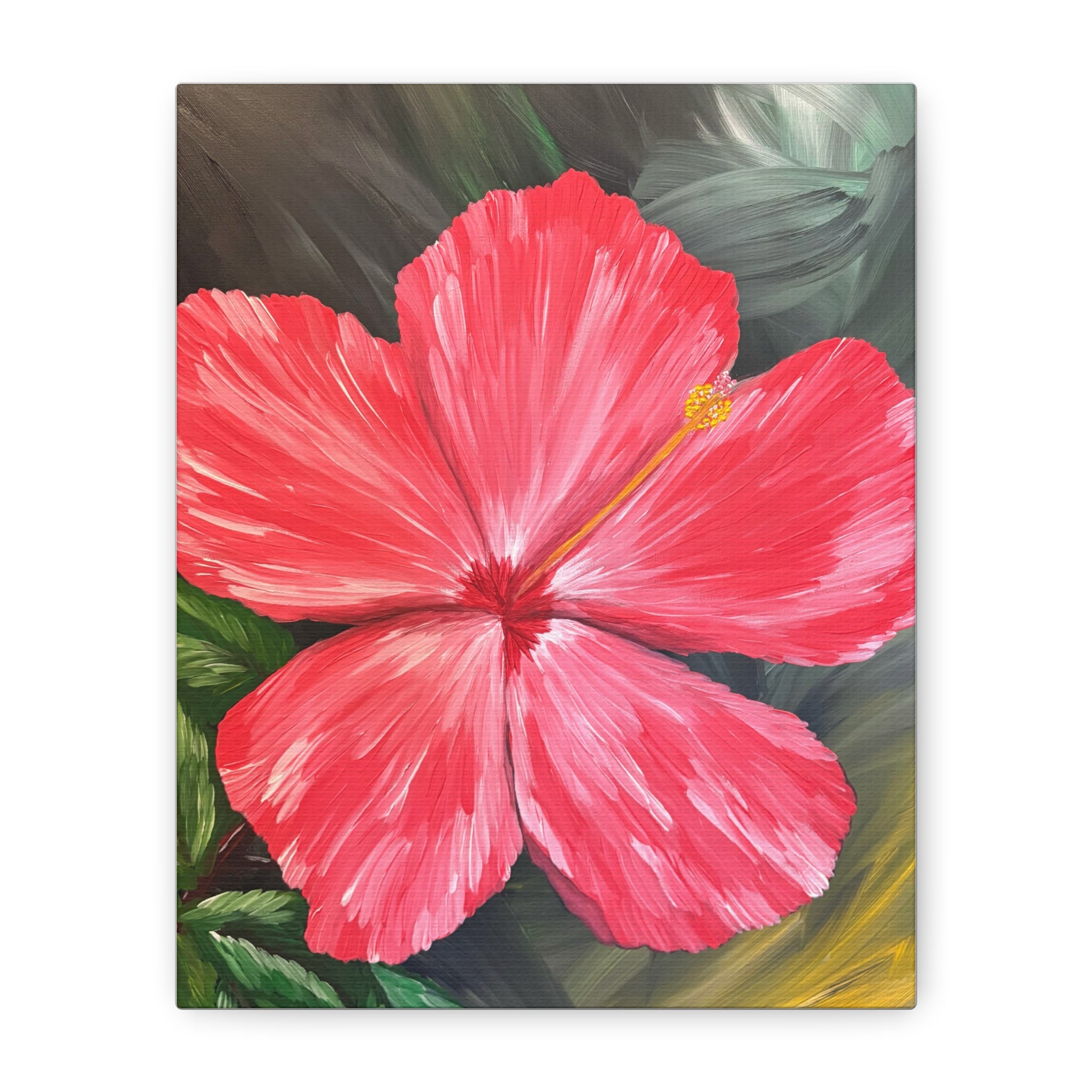 Hibiscus Hues Canvas Wall Art