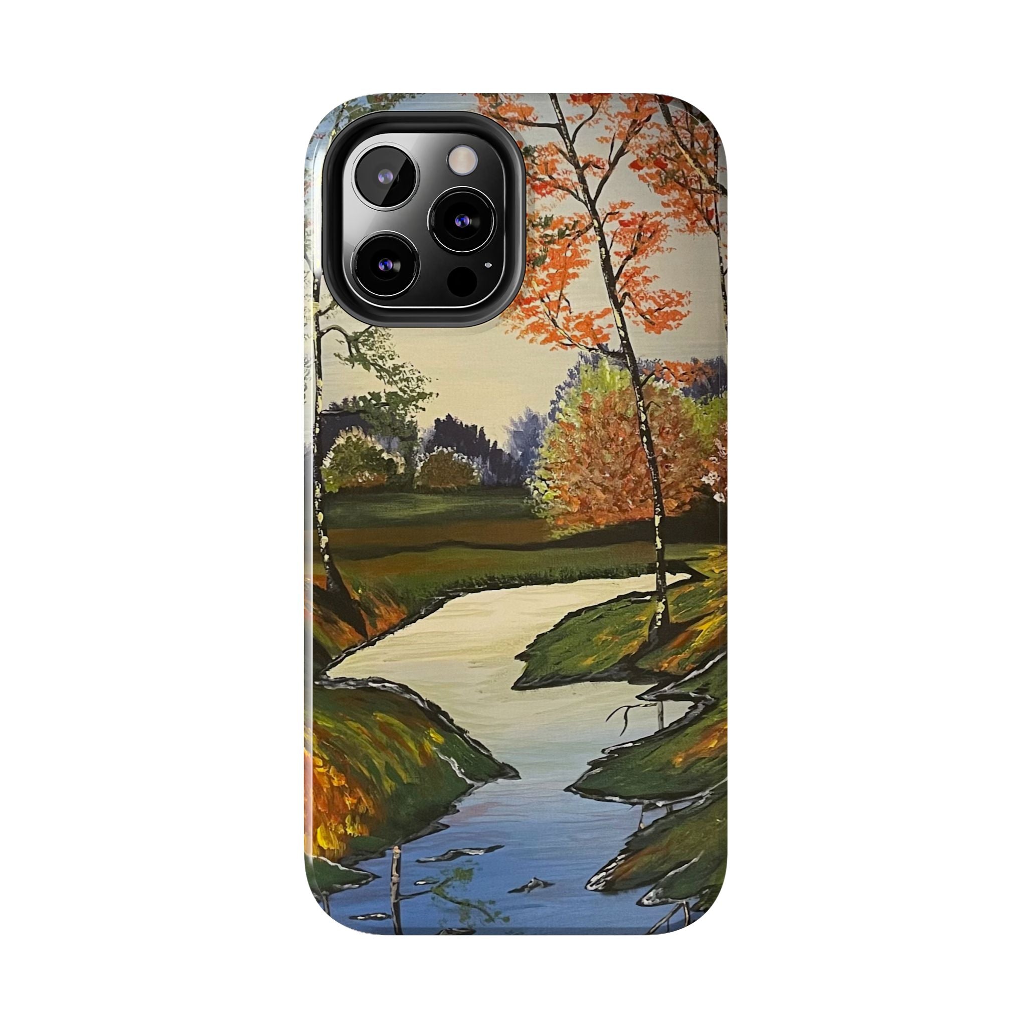 Whispering Birches Phone Case - Hand Painted Unique Designs