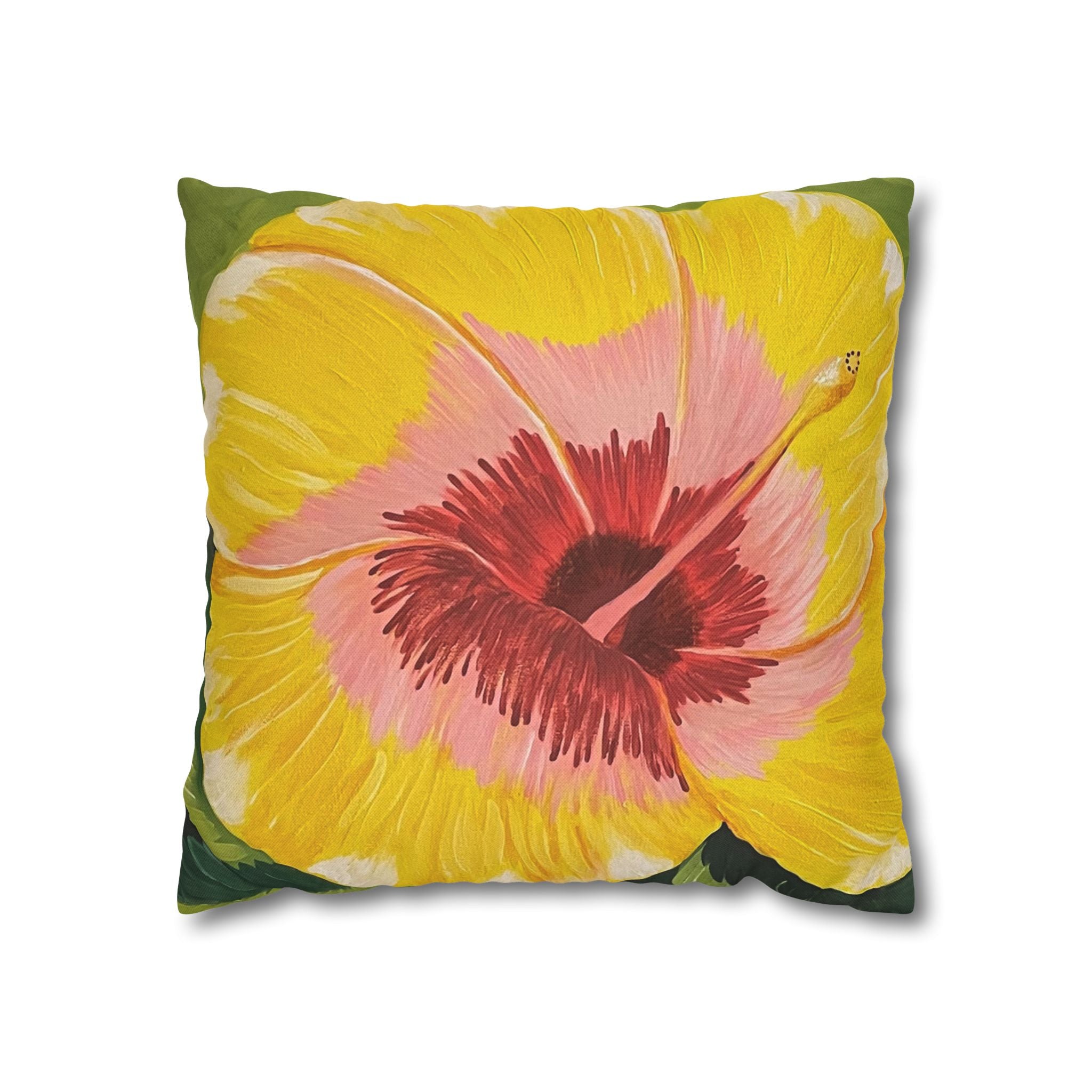 Blushing Sunrise Square Decorative Pillow Sham