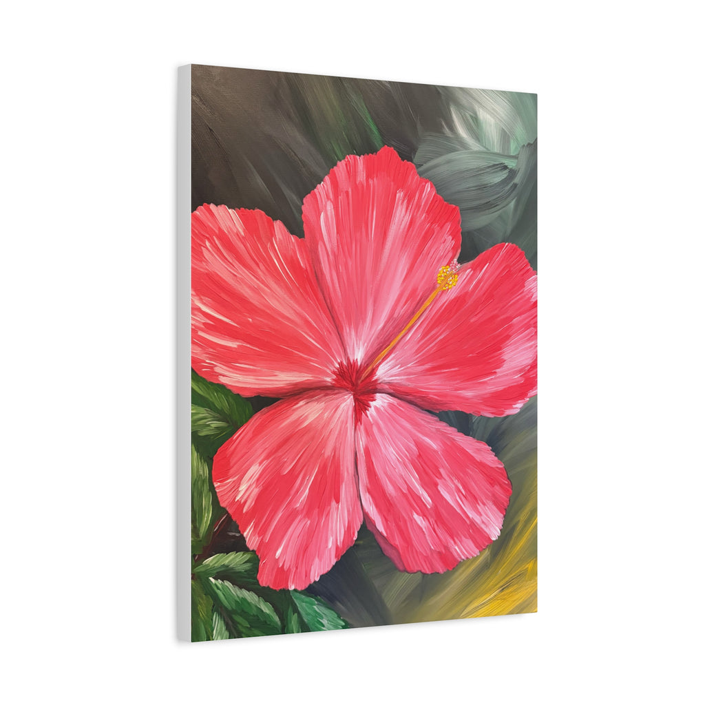 Hibiscus Hues Canvas Wall Art