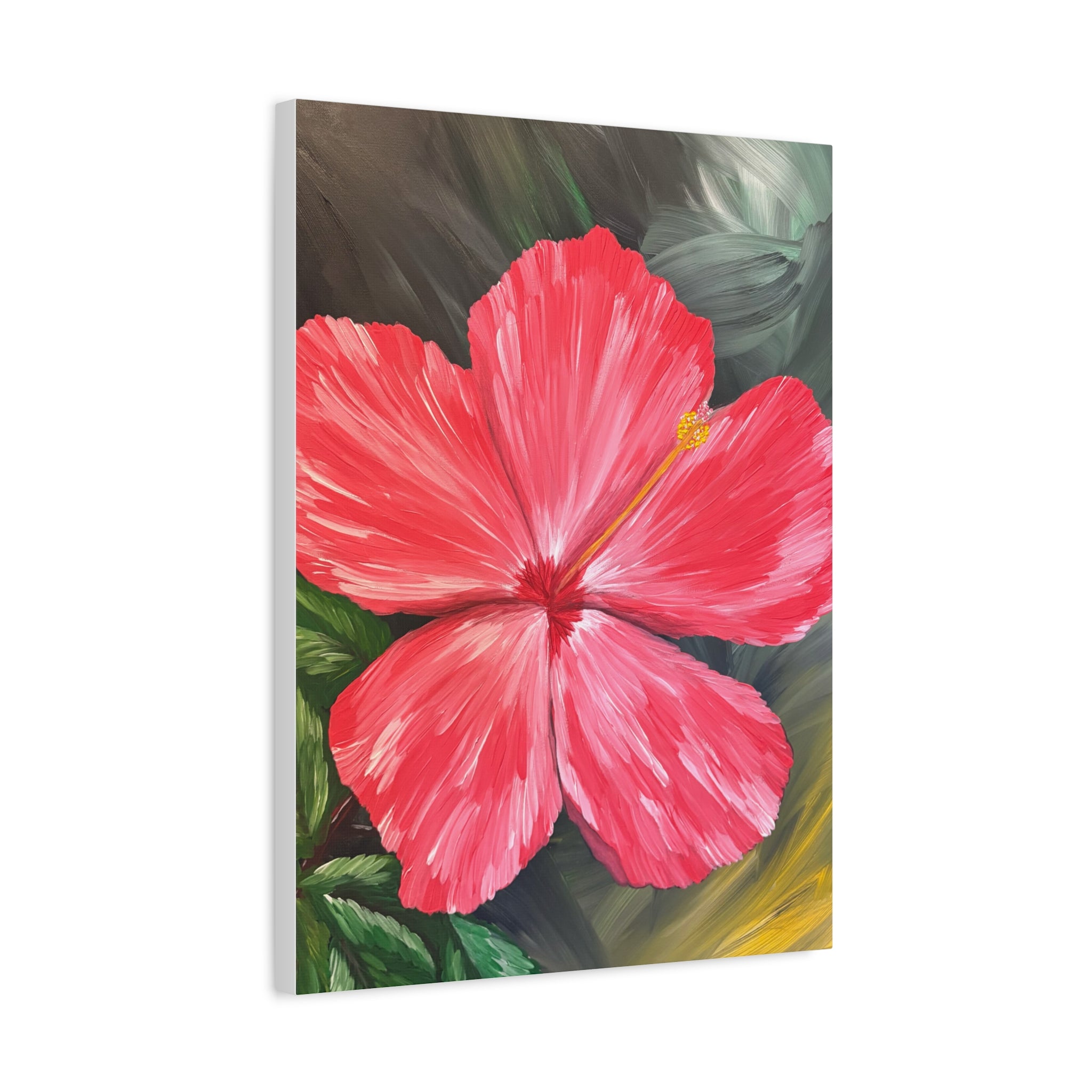 Hibiscus Hues Canvas Wall Art
