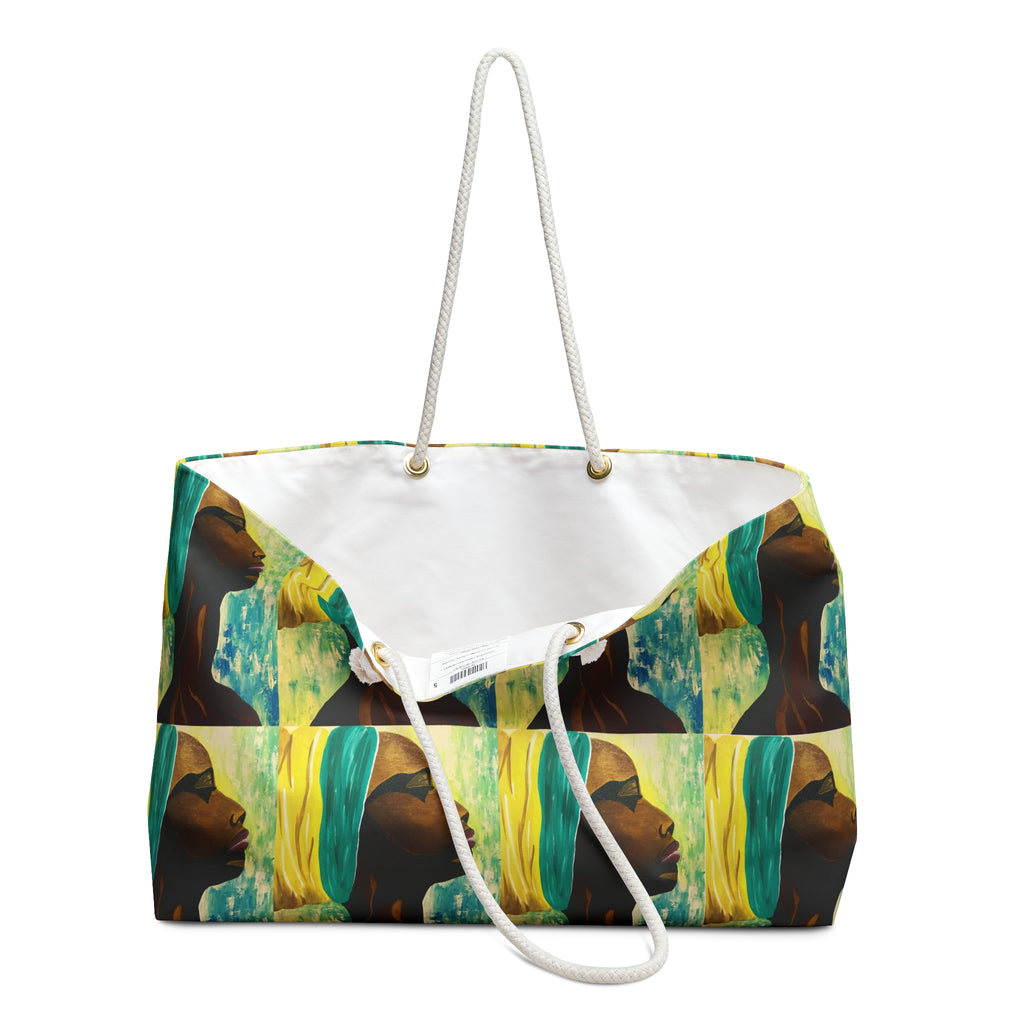 Hues of Heritage Tote Bag with Hand Painted Designs