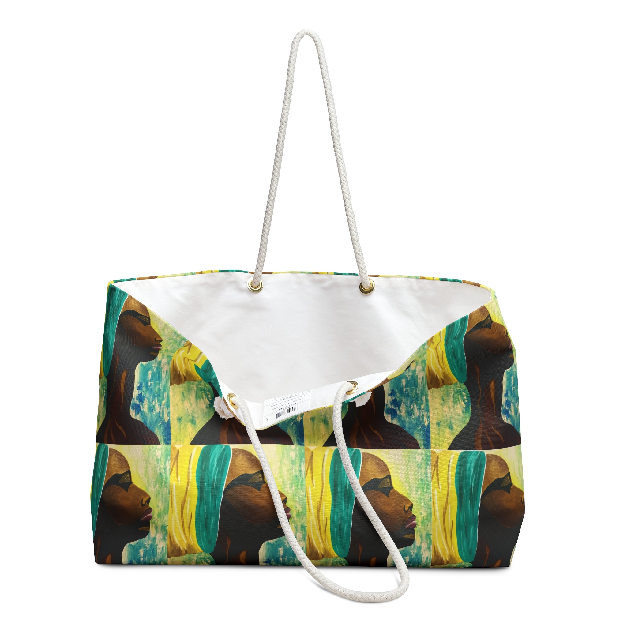 Hues of Heritage Tote Bag with Hand Painted Designs