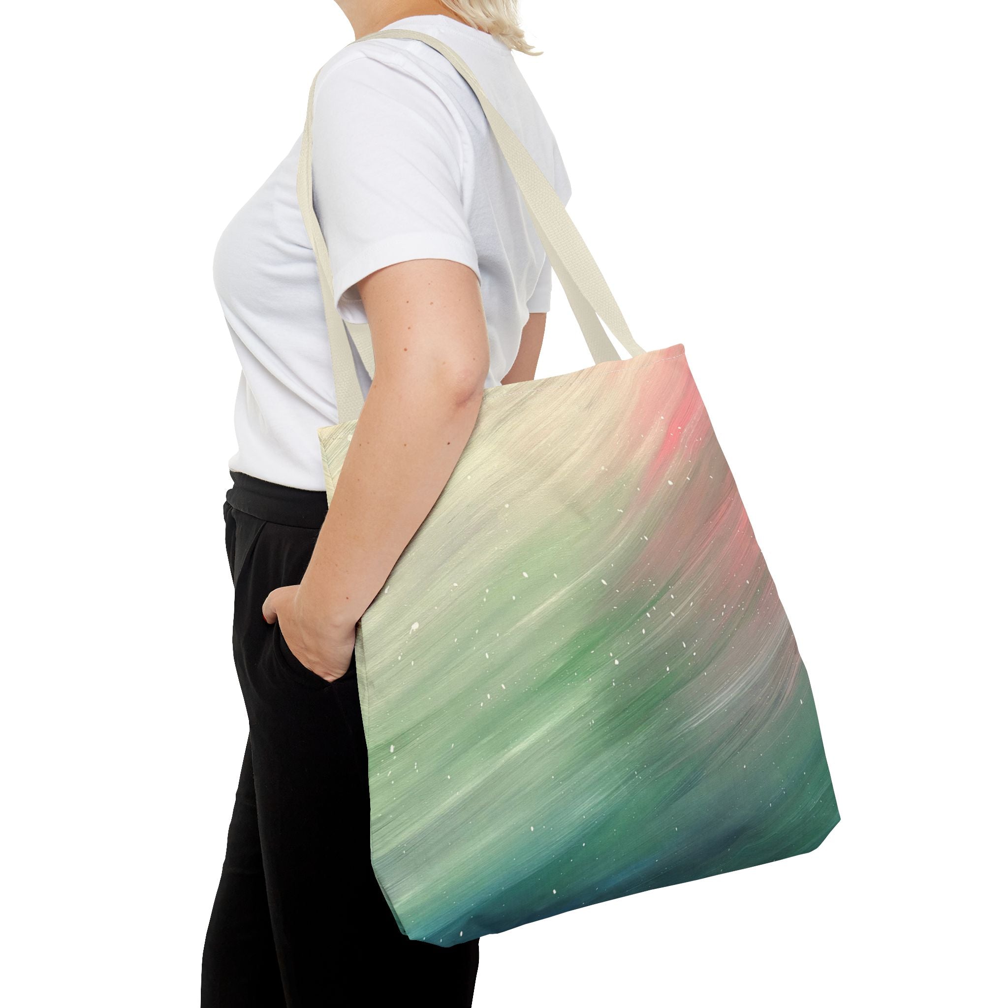 North Sky Hand Painted Tote Bag