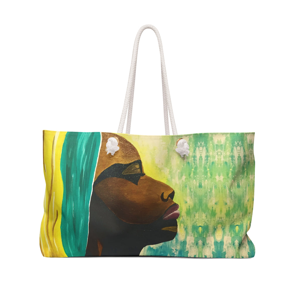 Hues of Heritage Tote Bag with Hand Painted Designs
