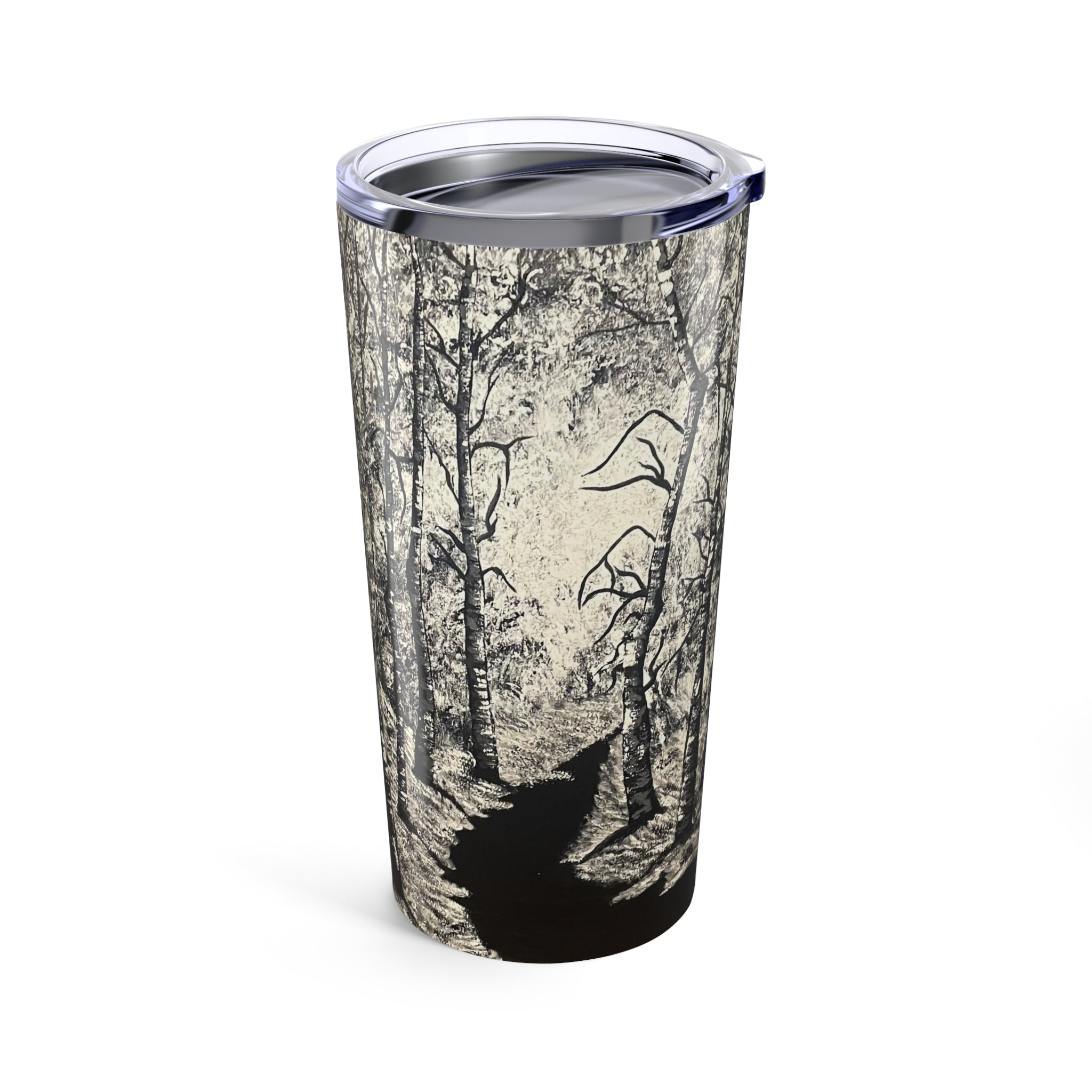 Silver Shadows 20oz Artistic Tumbler