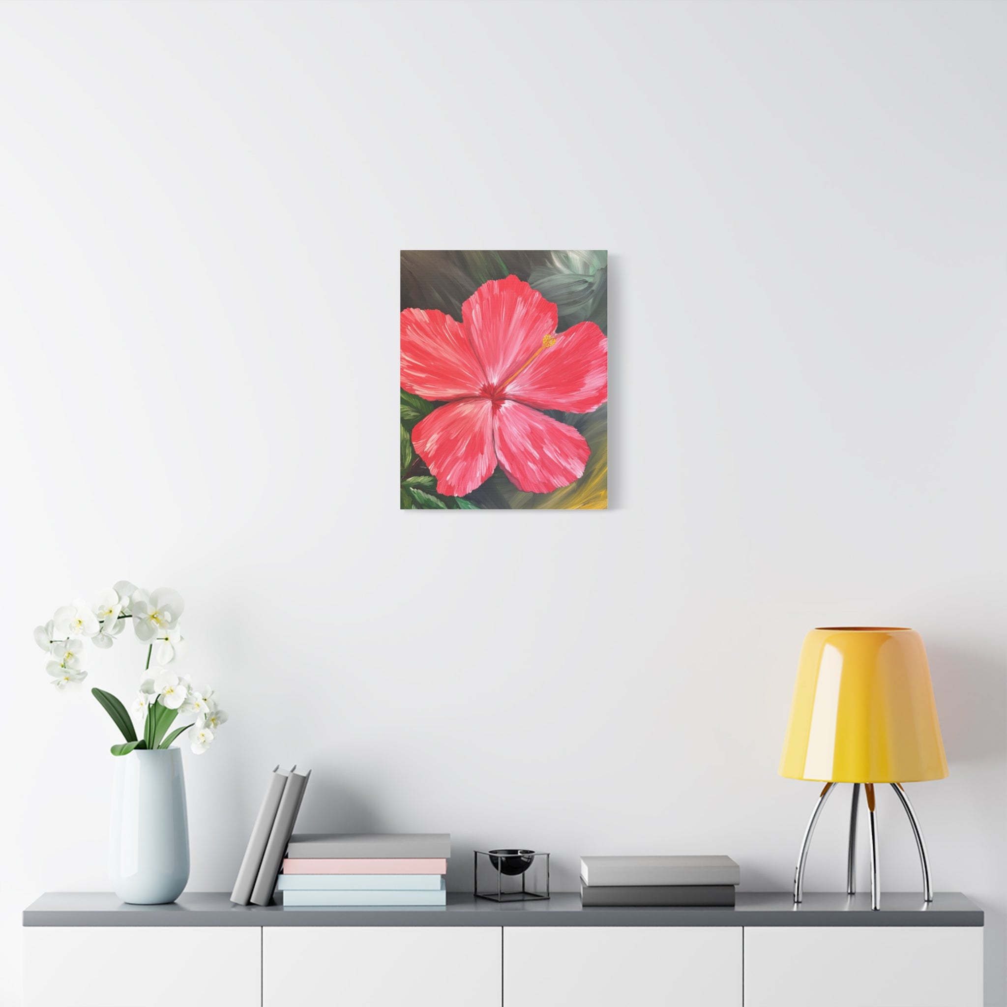 Hibiscus Hues Canvas Wall Art