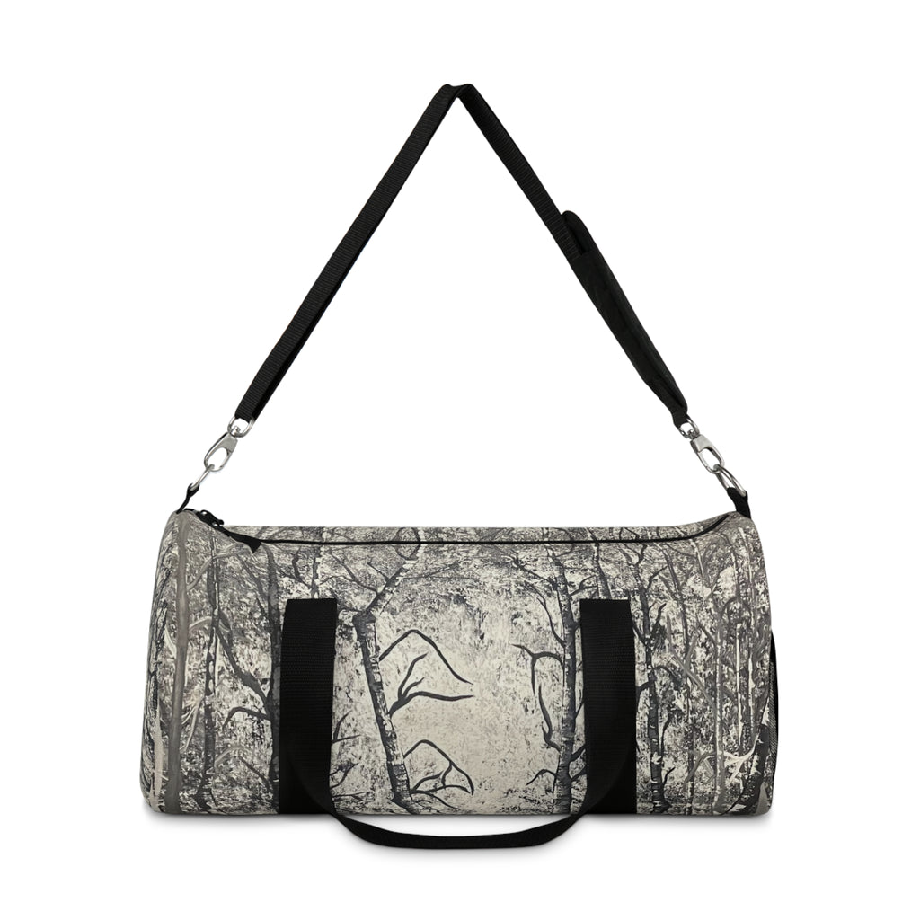 Silver Shadows Hand Painted Duffel Bag