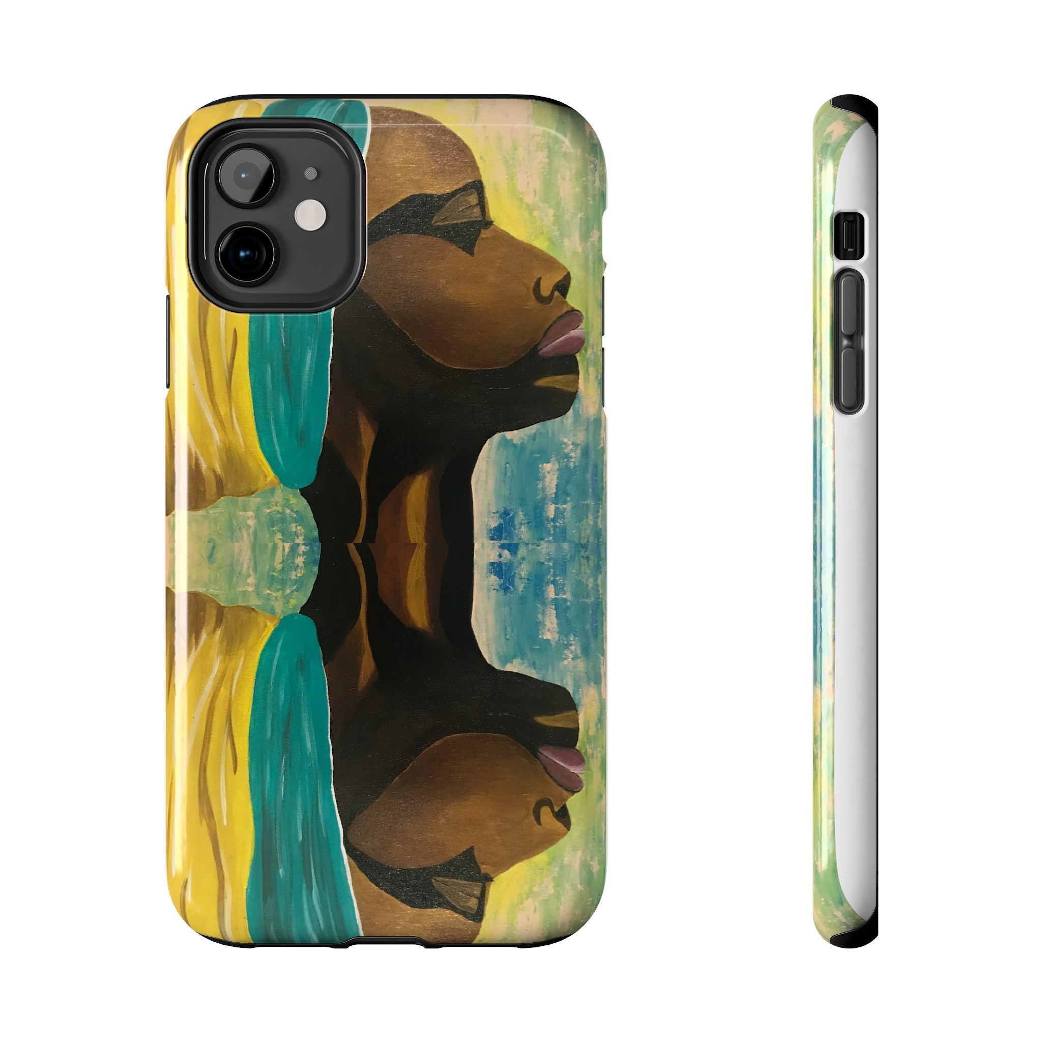 Hues of Heritage Phone Case Hand Painted