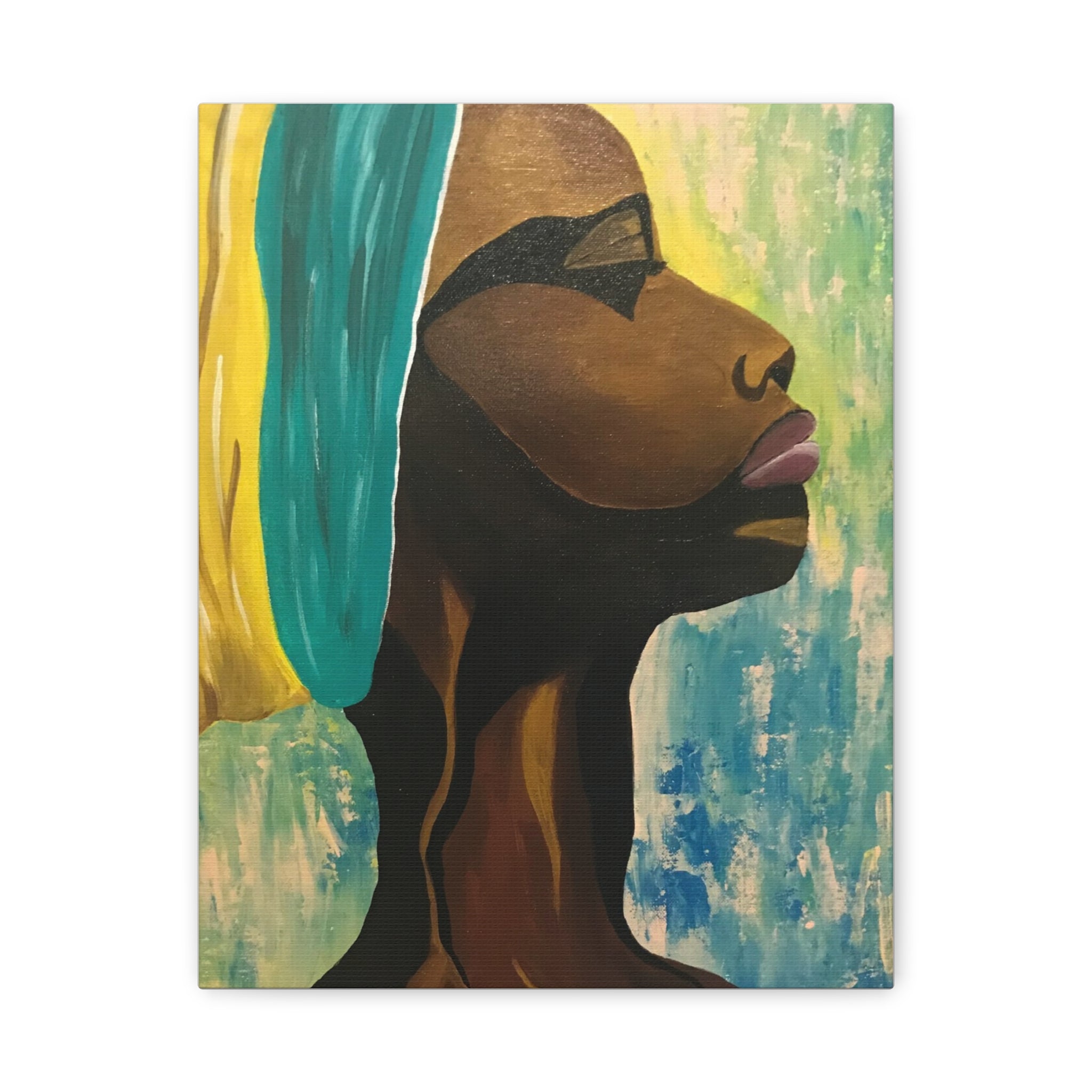 Hues of Heritage Abstract Art Canvas - Contemporary Wall Decor