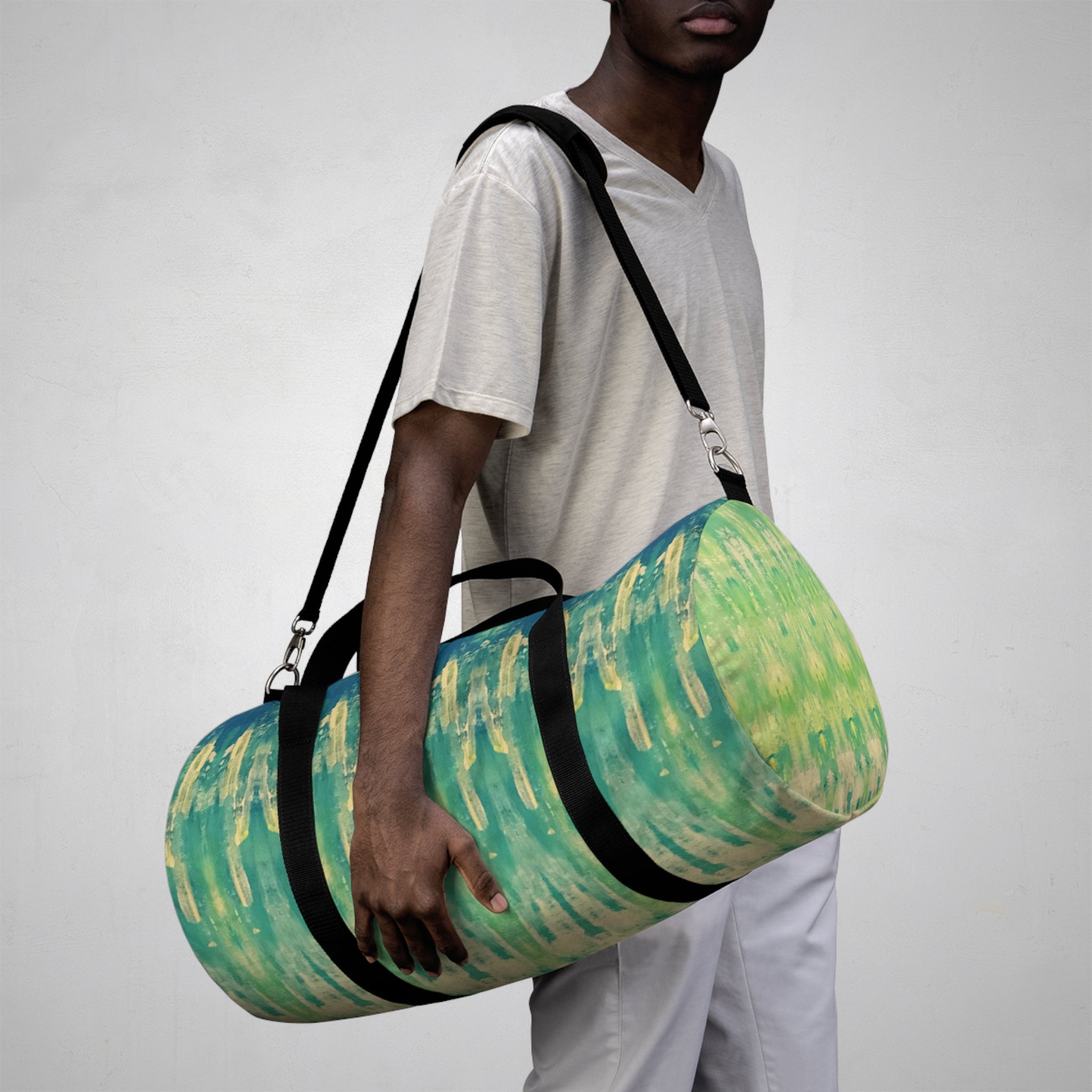 Hues of Heritage Hand Painted Duffel Bag