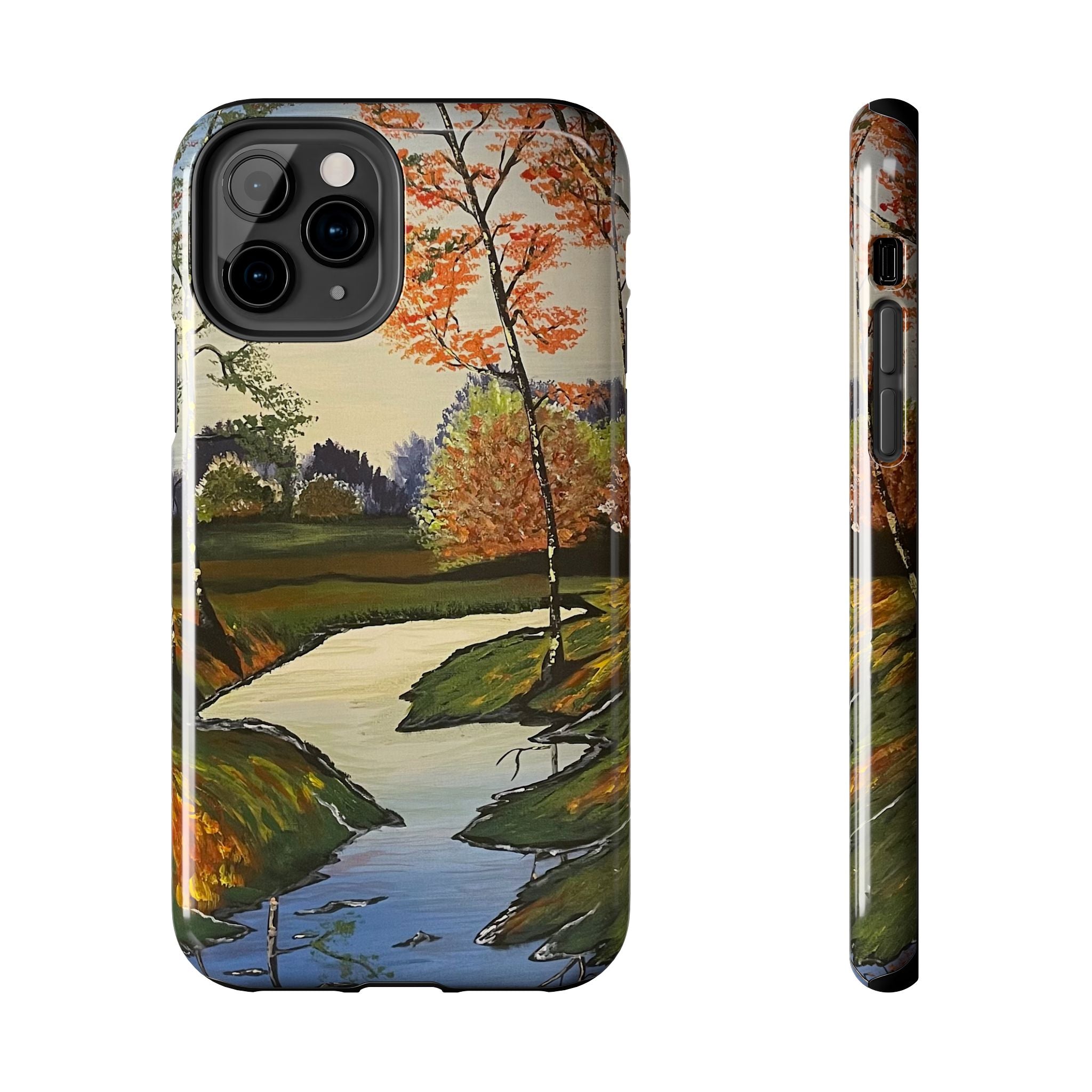 Whispering Birches Phone Case - Hand Painted Unique Designs
