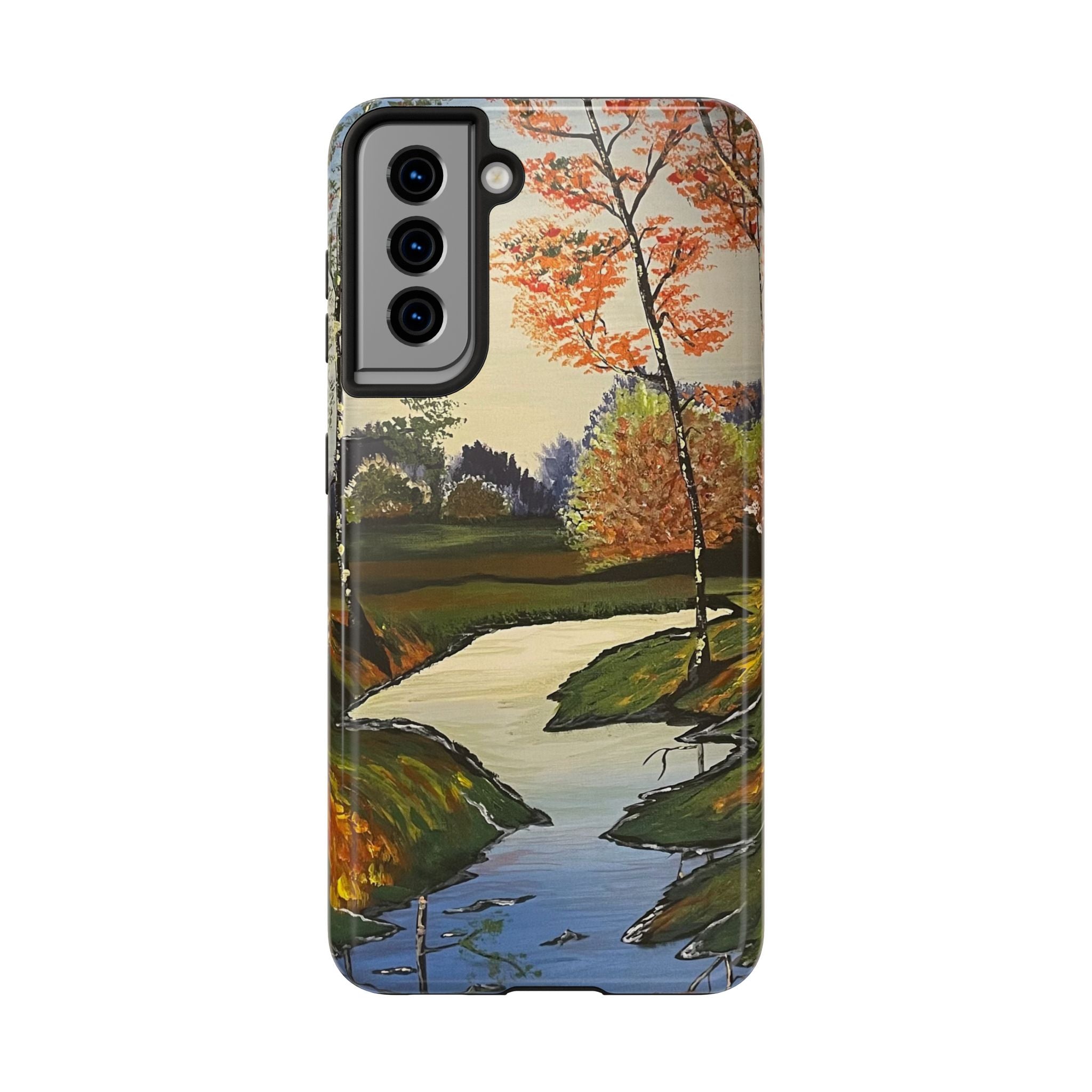 Whispering Birches Phone Case - Hand Painted Unique Designs