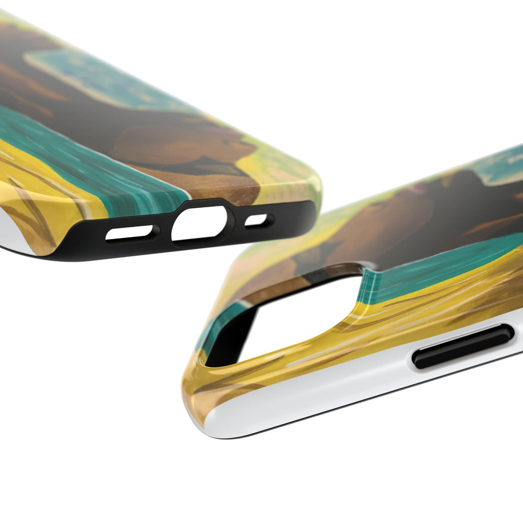 Hues of Heritage Phone Case Hand Painted