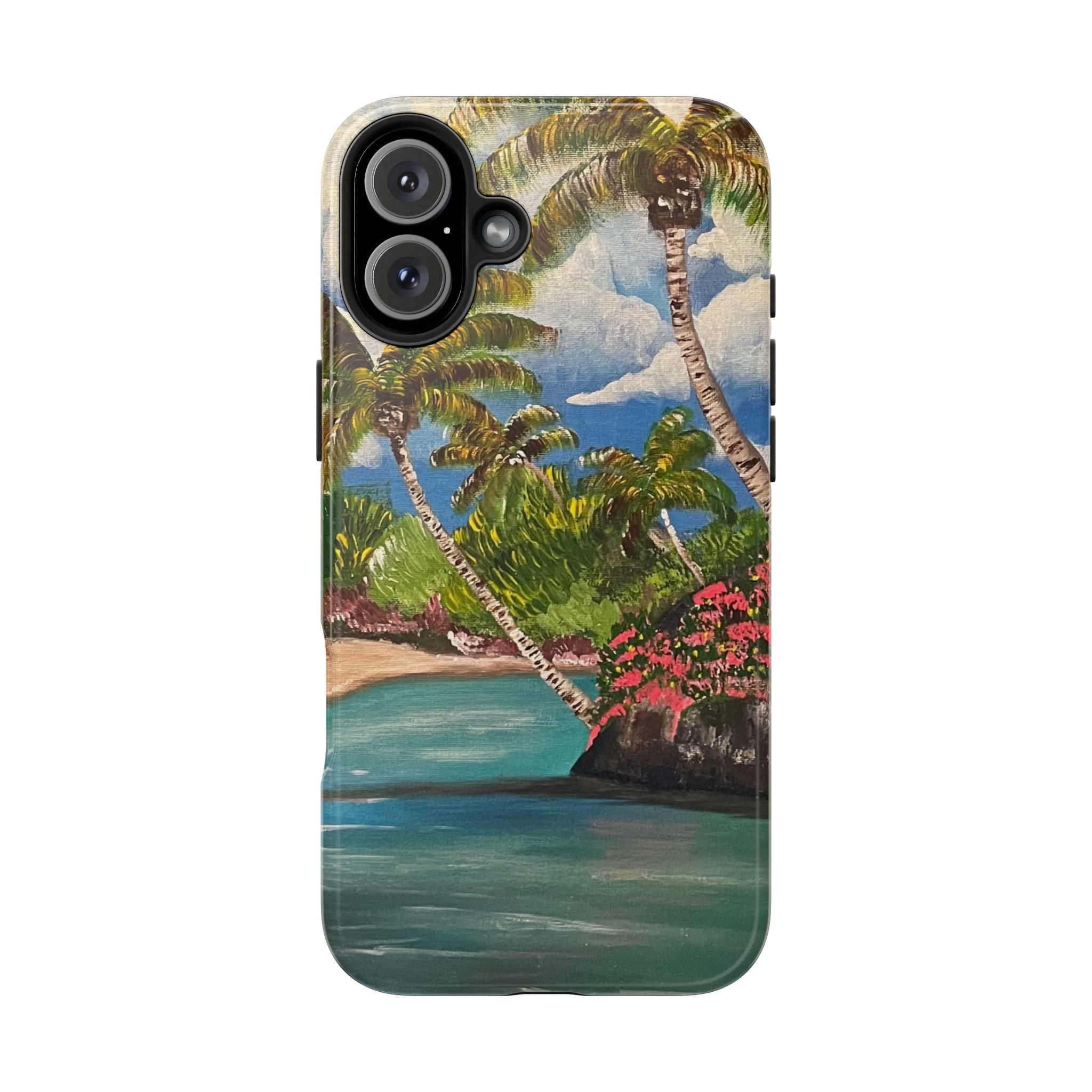 Blooming Paradise Phone Case Hand Painted Unique Designs