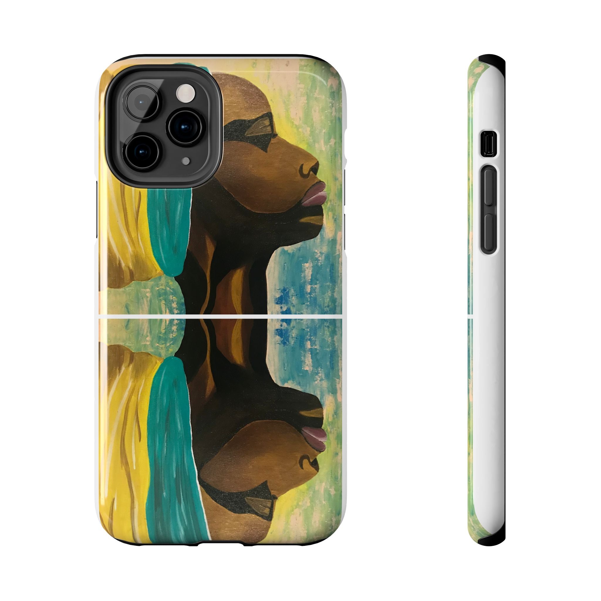 Hues of Heritage Phone Case Hand Painted