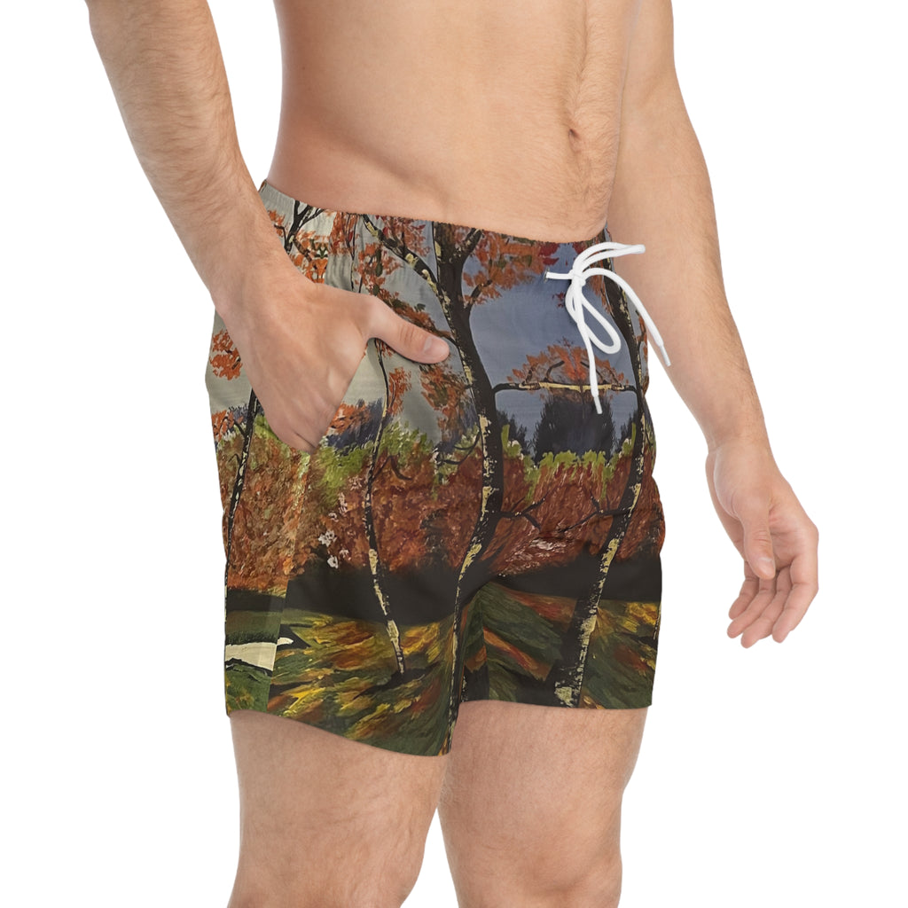 Whispering Birches Swim Trunks