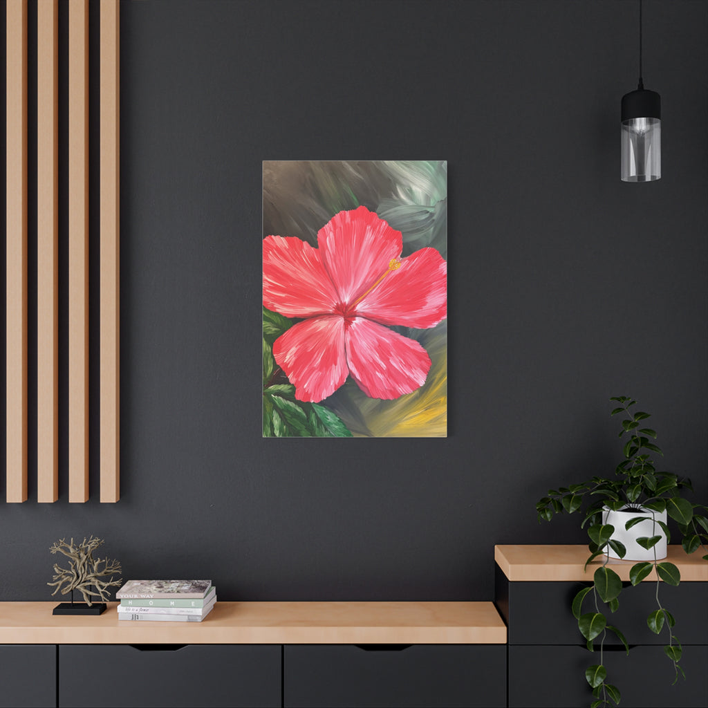 Hibiscus Hues Canvas Wall Art