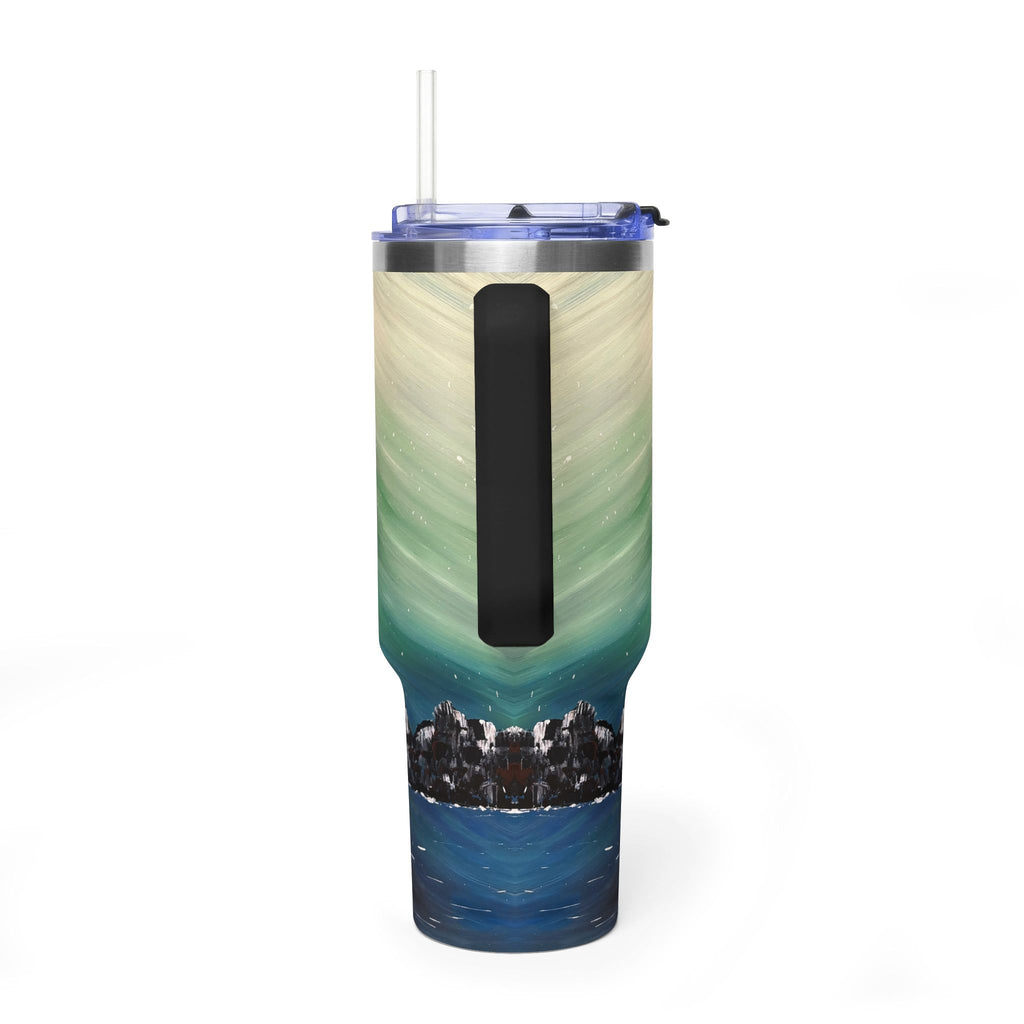 The North Sky 40oz  Vacuum Tumbler — Insulated Travel Mug with Straw