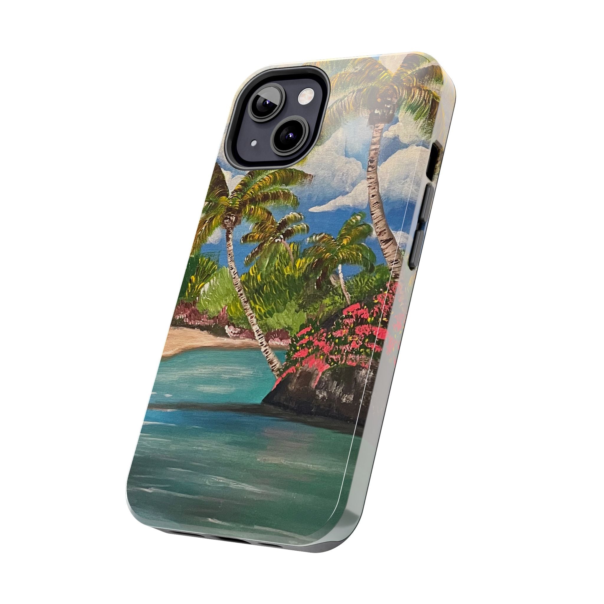 Blooming Paradise Phone Case Hand Painted Unique Designs
