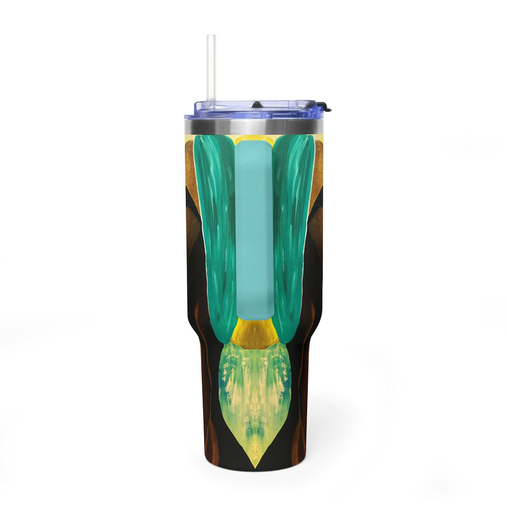 Hues of Heritage 40oz  Vacuum Tumbler — Insulated Travel Mug with Straw