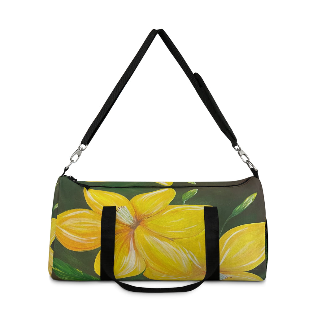 Golden Bloom Duffel Bag
