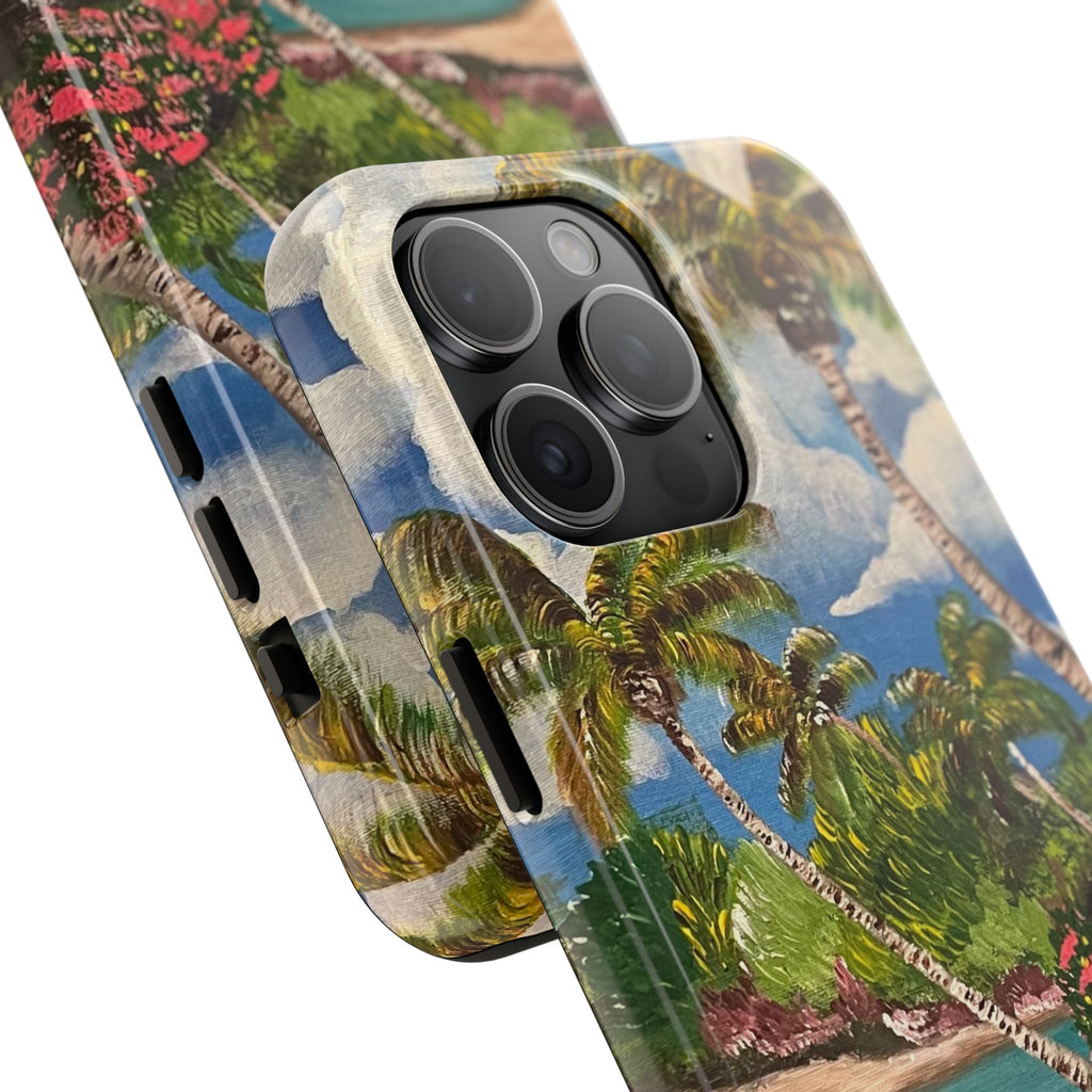 Blooming Paradise Phone Case Hand Painted Unique Designs