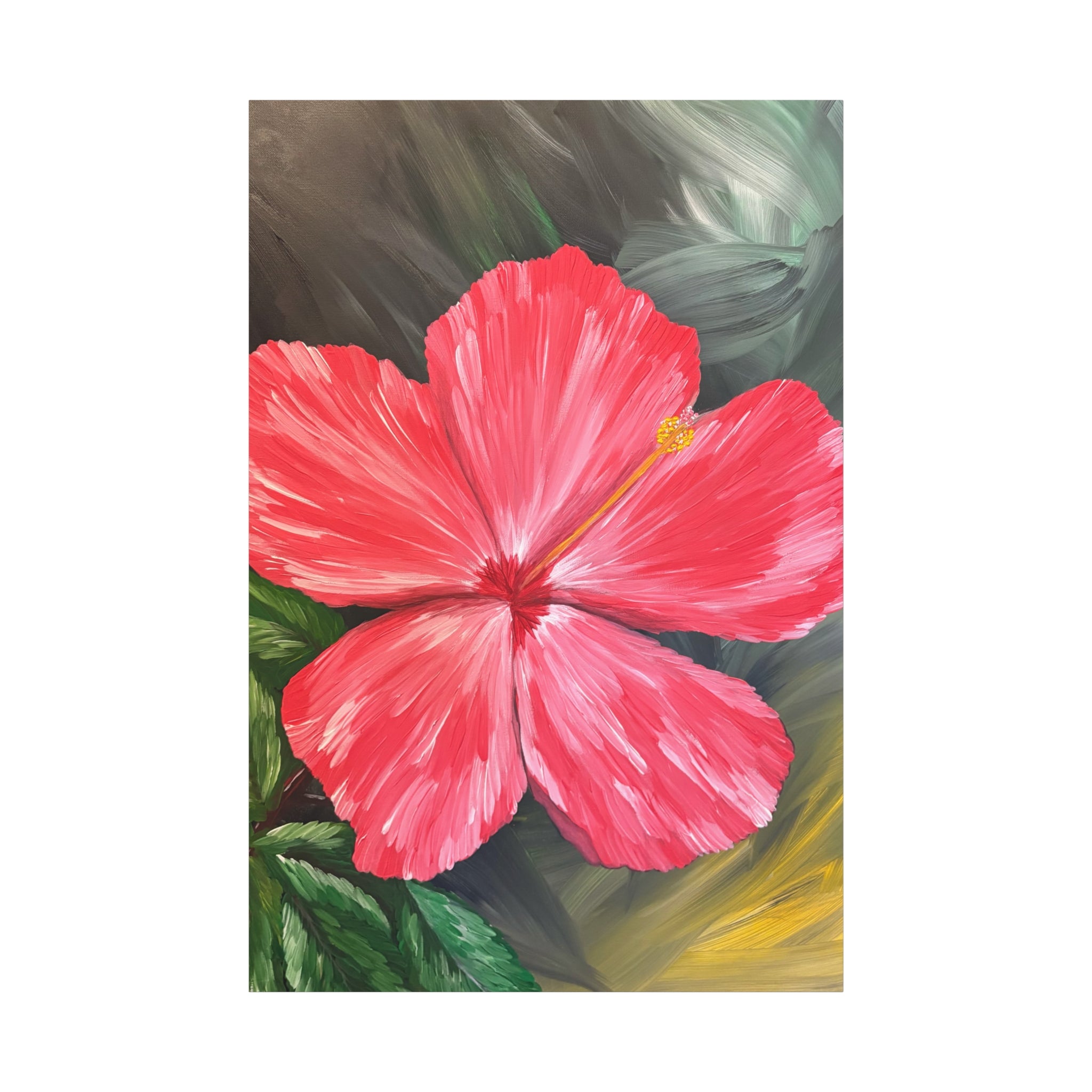 Hibiscus Hues Canvas Wall Art