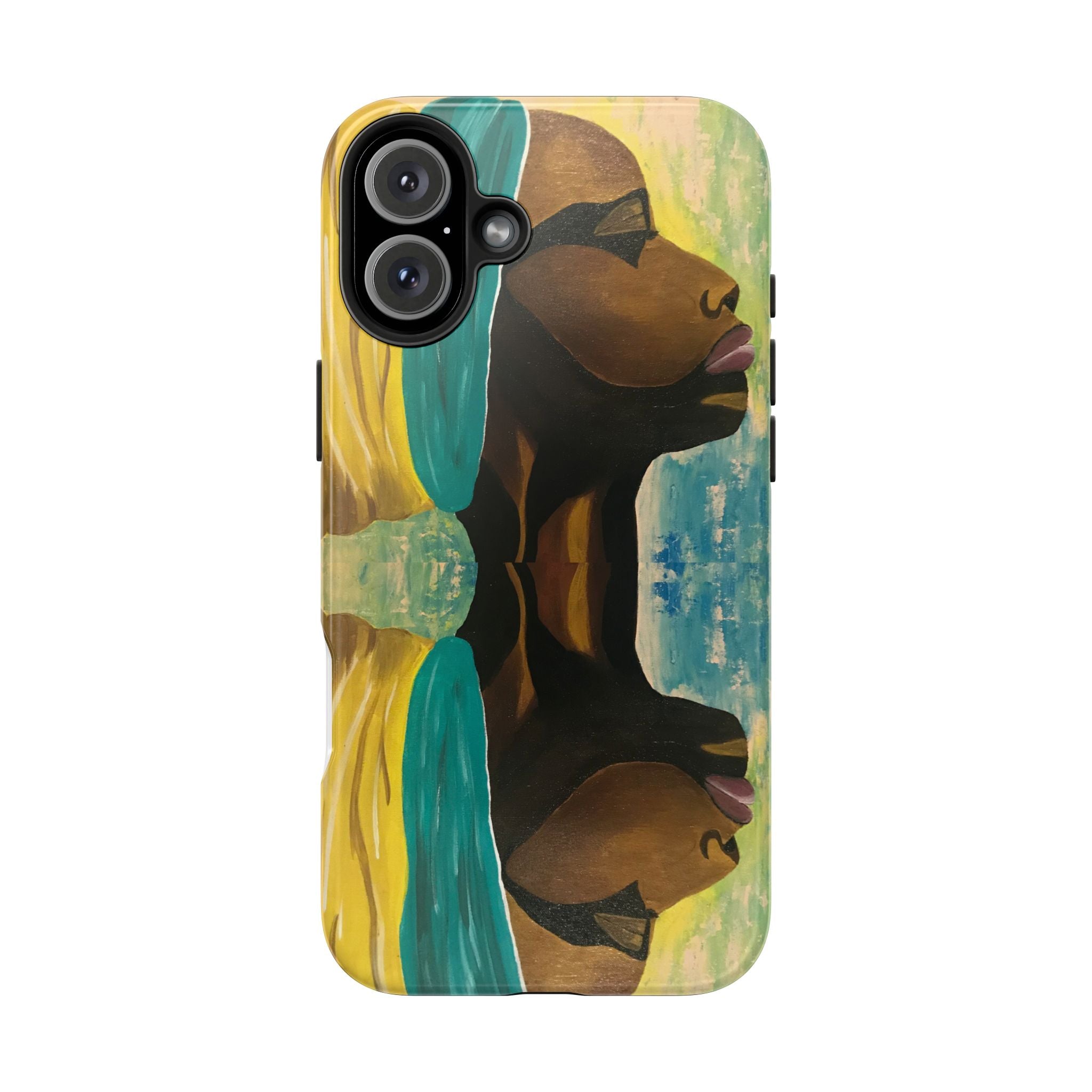 Hues of Heritage Phone Case Hand Painted