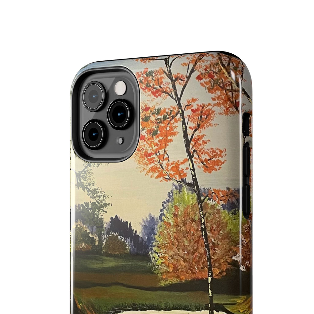 Whispering Birches Phone Case - Hand Painted Unique Designs
