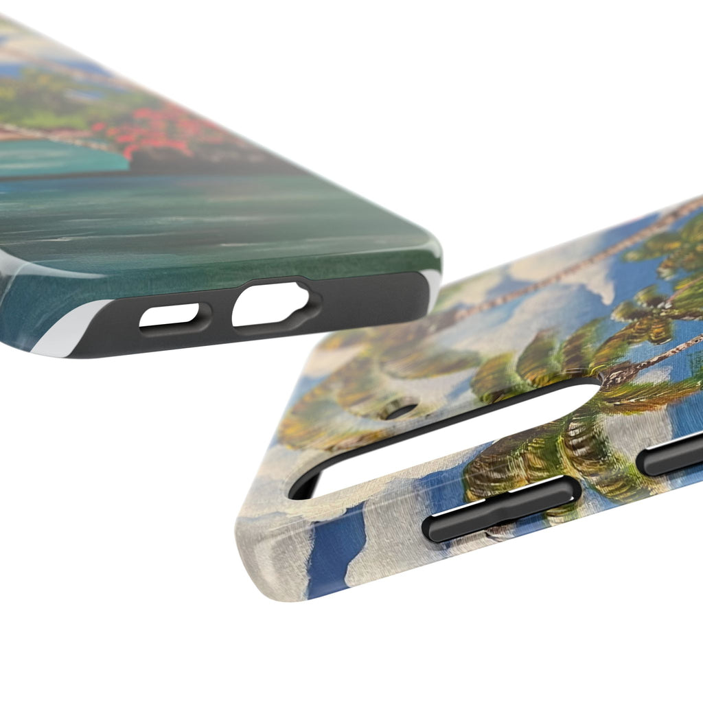 Blooming Paradise Phone Case Hand Painted Unique Designs