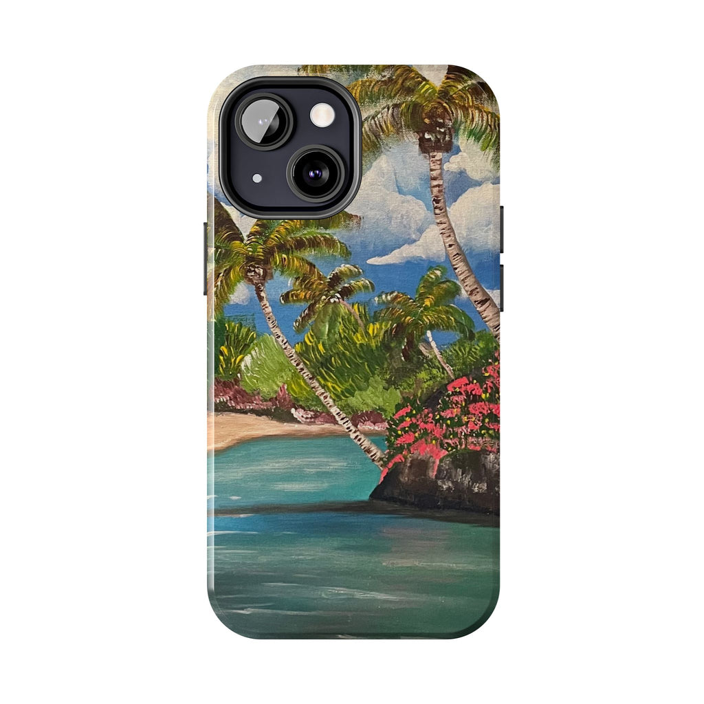 Blooming Paradise Phone Case Hand Painted Unique Designs