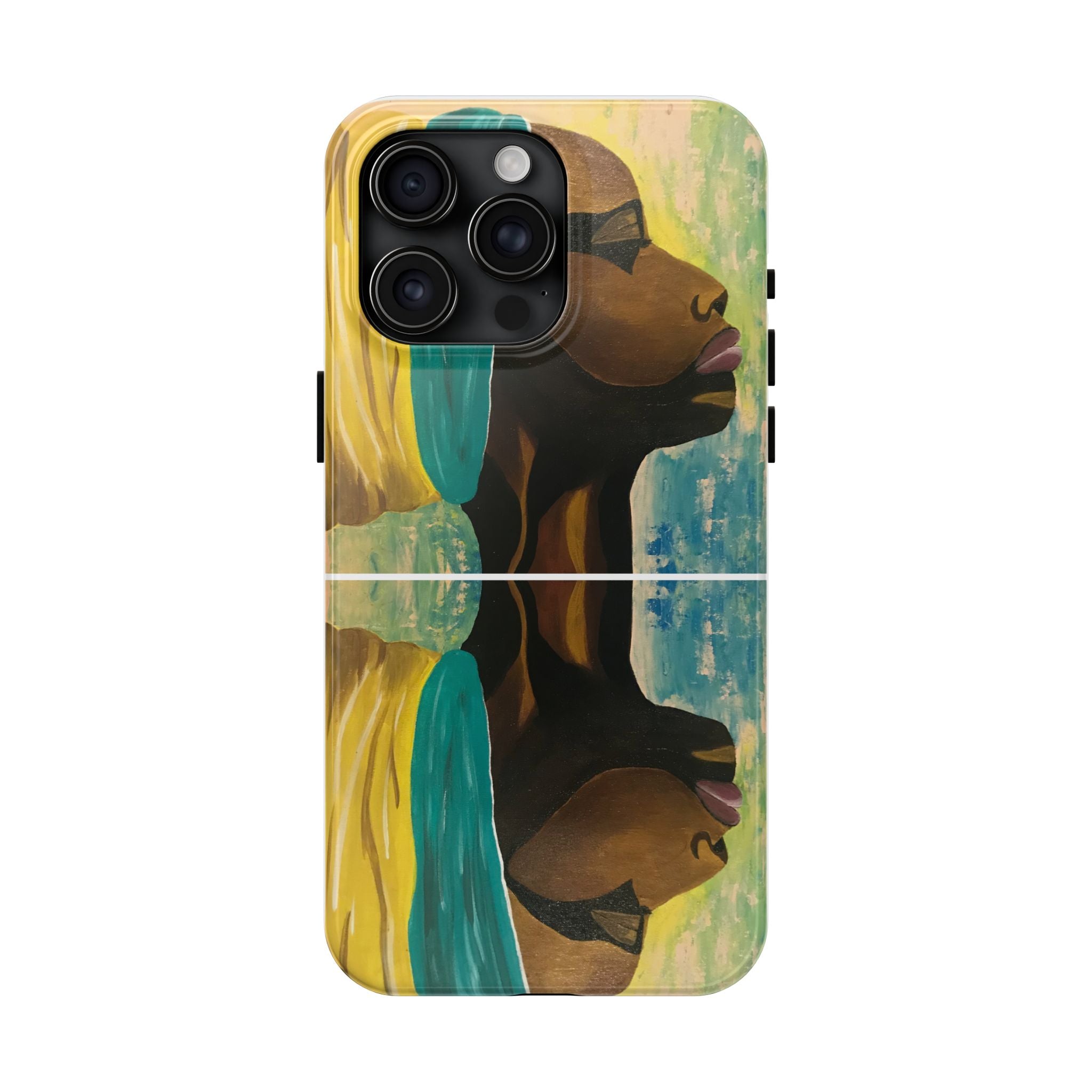 Hues of Heritage Phone Case Hand Painted