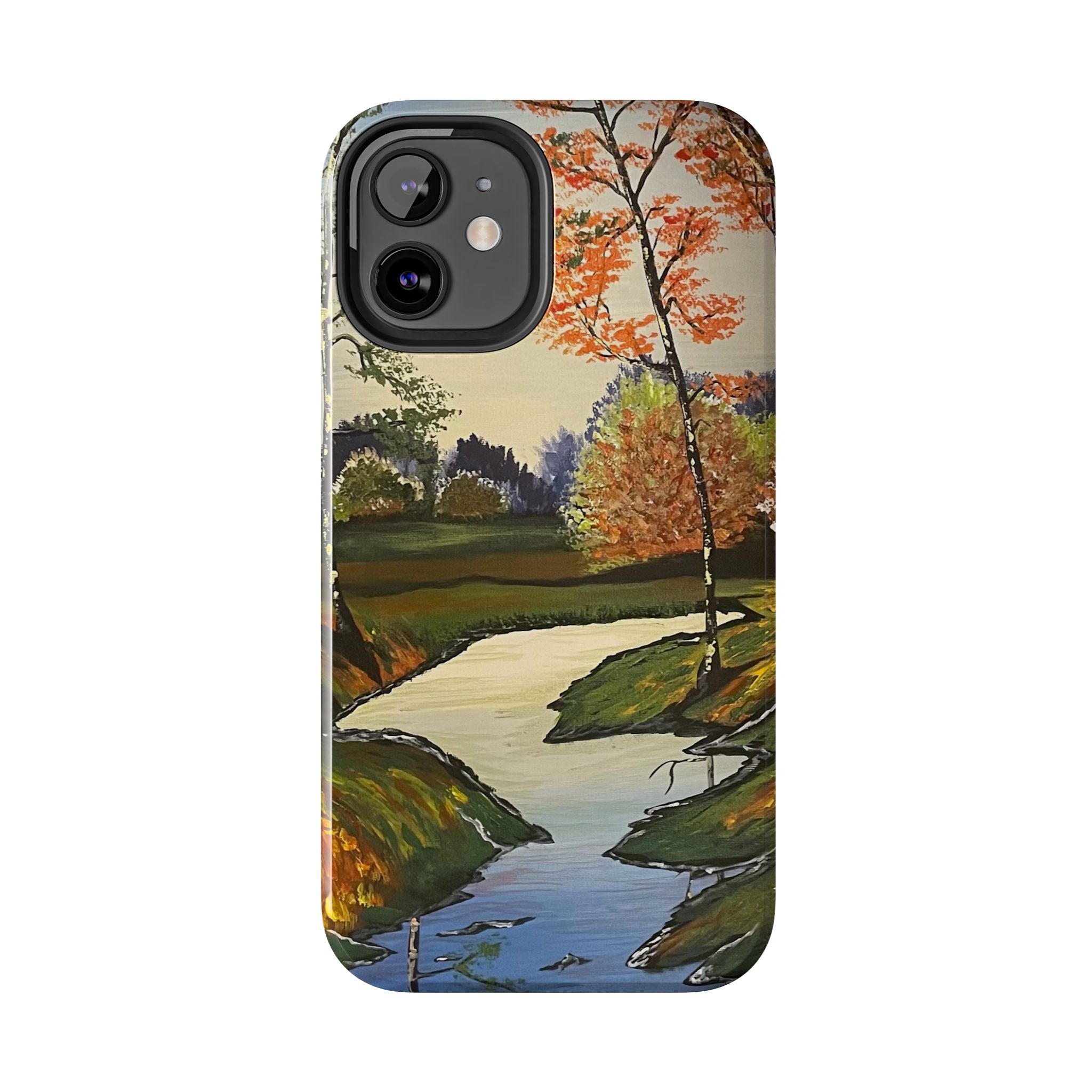 Whispering Birches Phone Case - Hand Painted Unique Designs