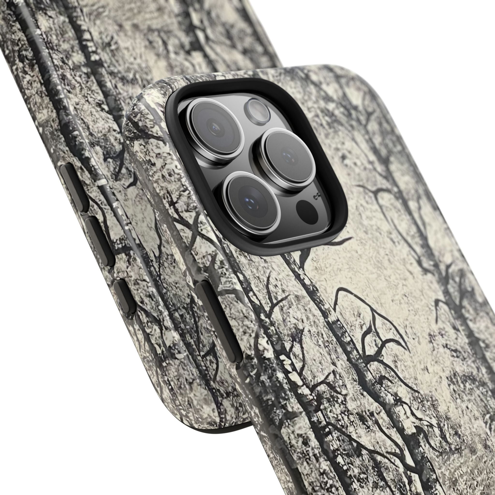 Silver Shadows Phone Case - Hand Painted Unique Designs