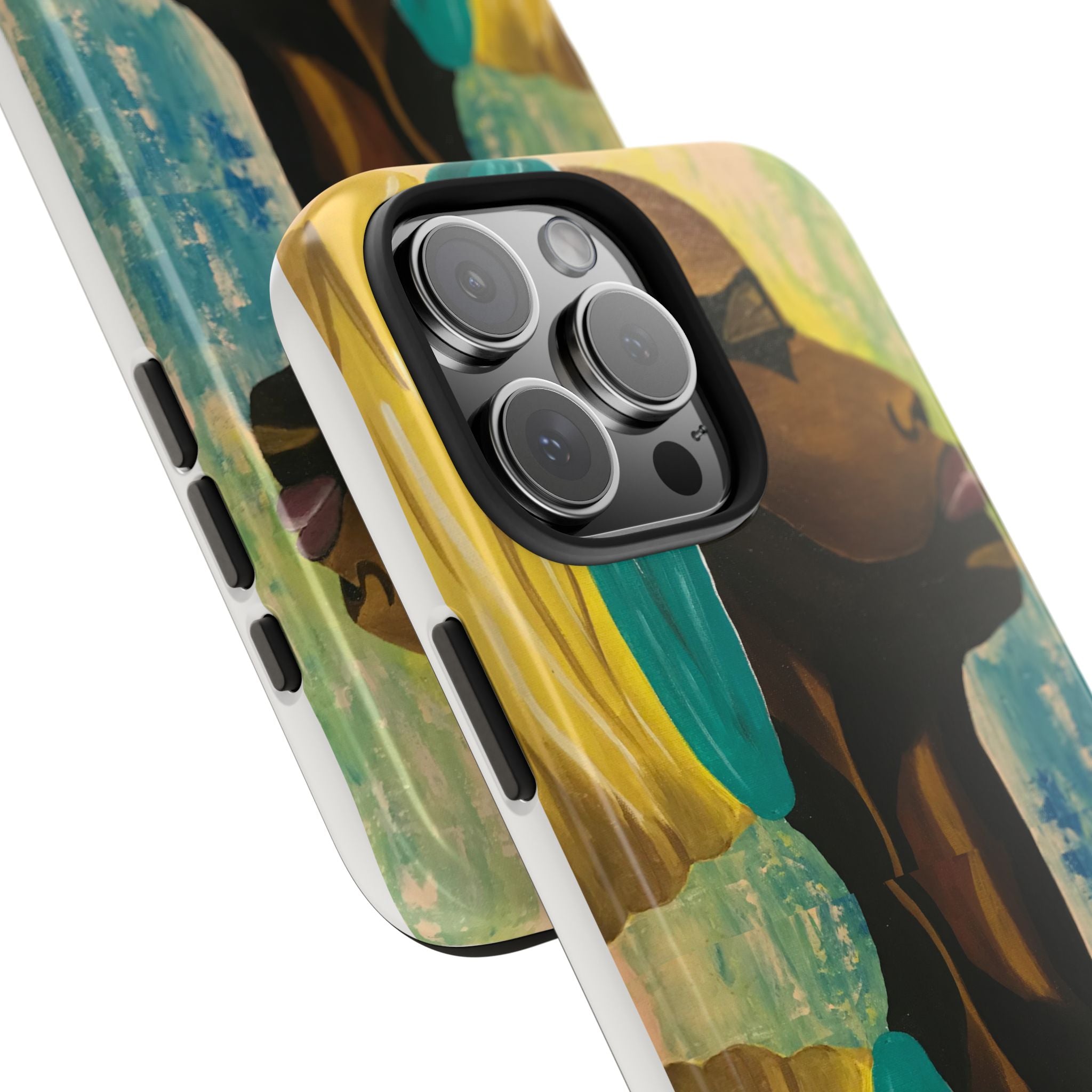 Hues of Heritage Phone Case Hand Painted