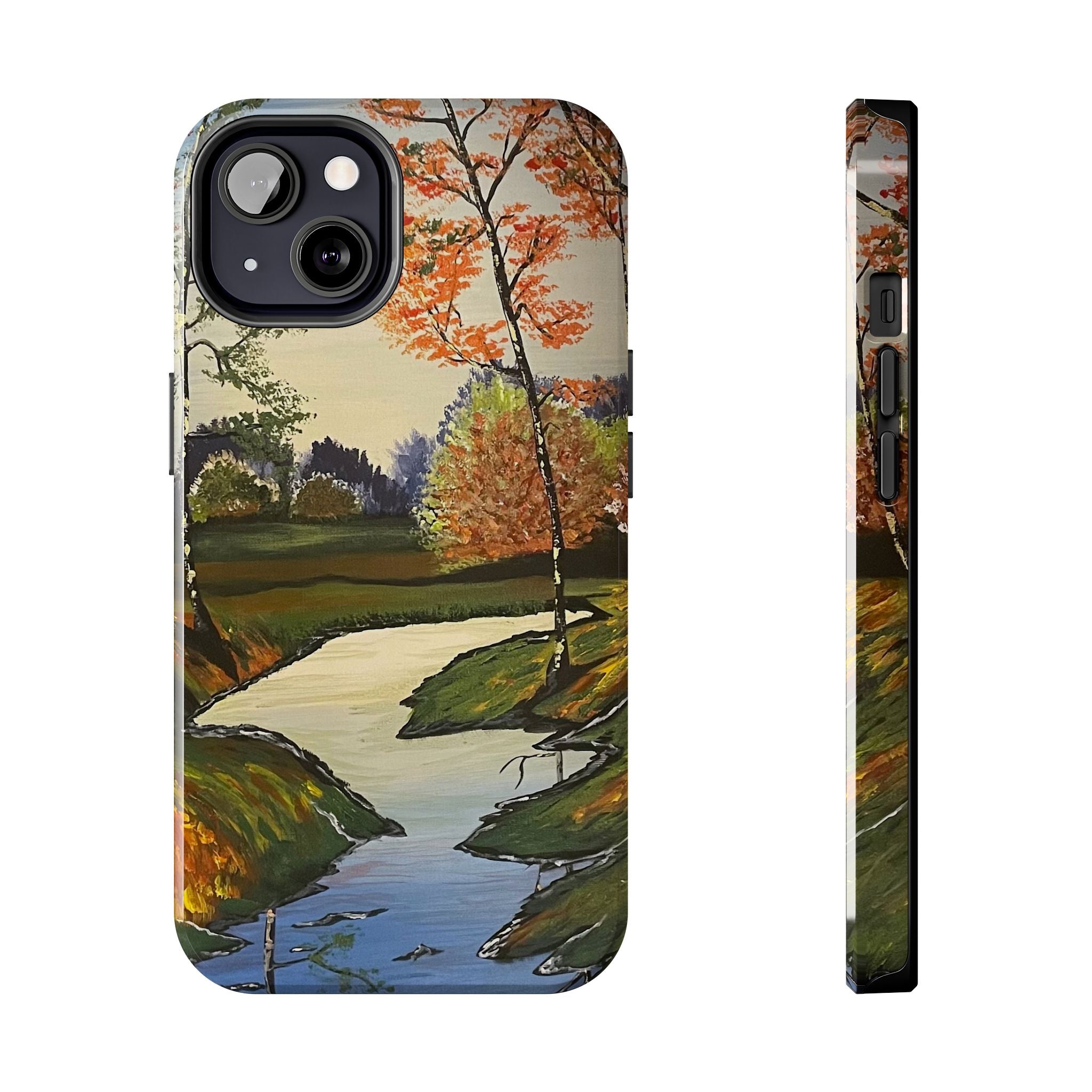 Whispering Birches Phone Case - Hand Painted Unique Designs