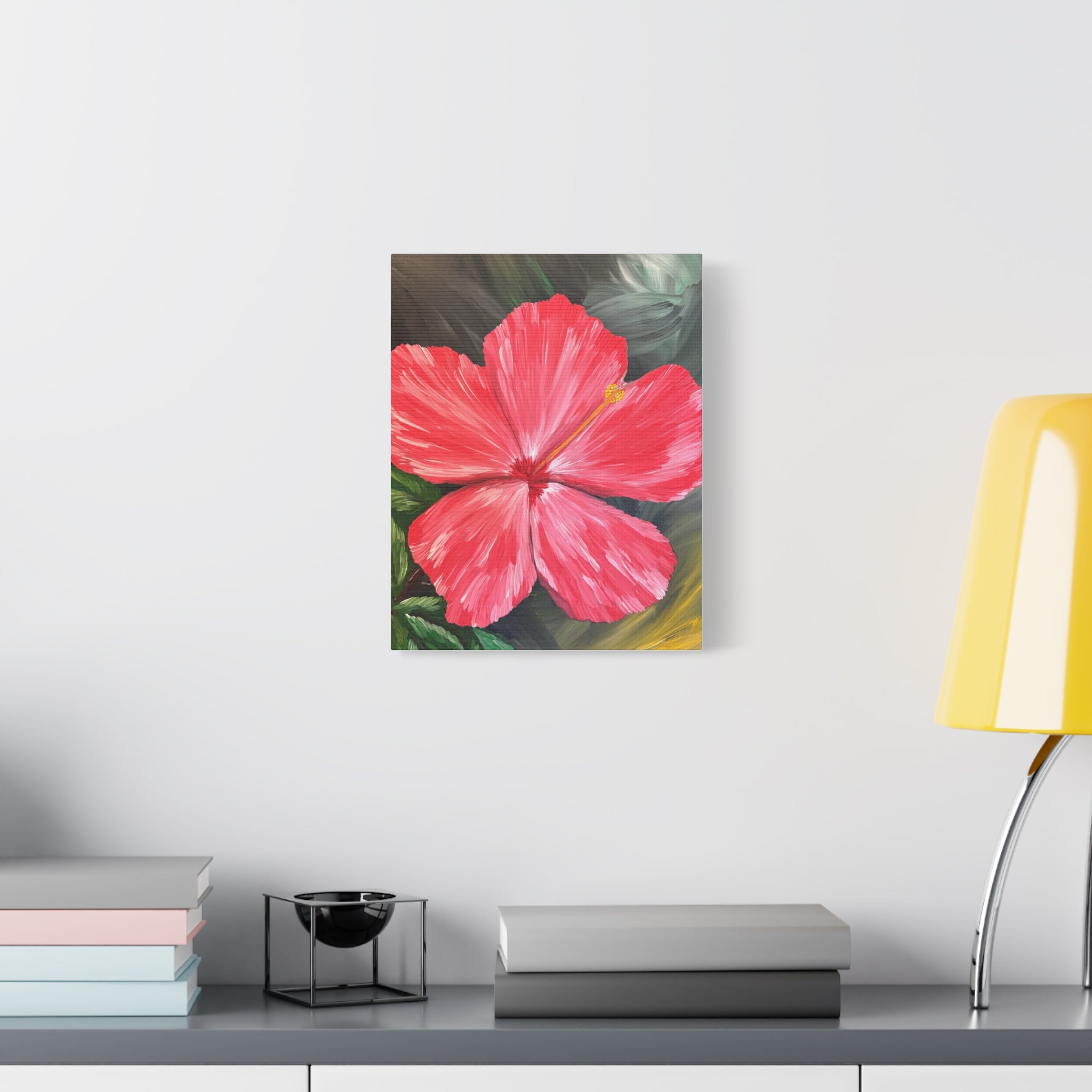 Hibiscus Hues Canvas Wall Art