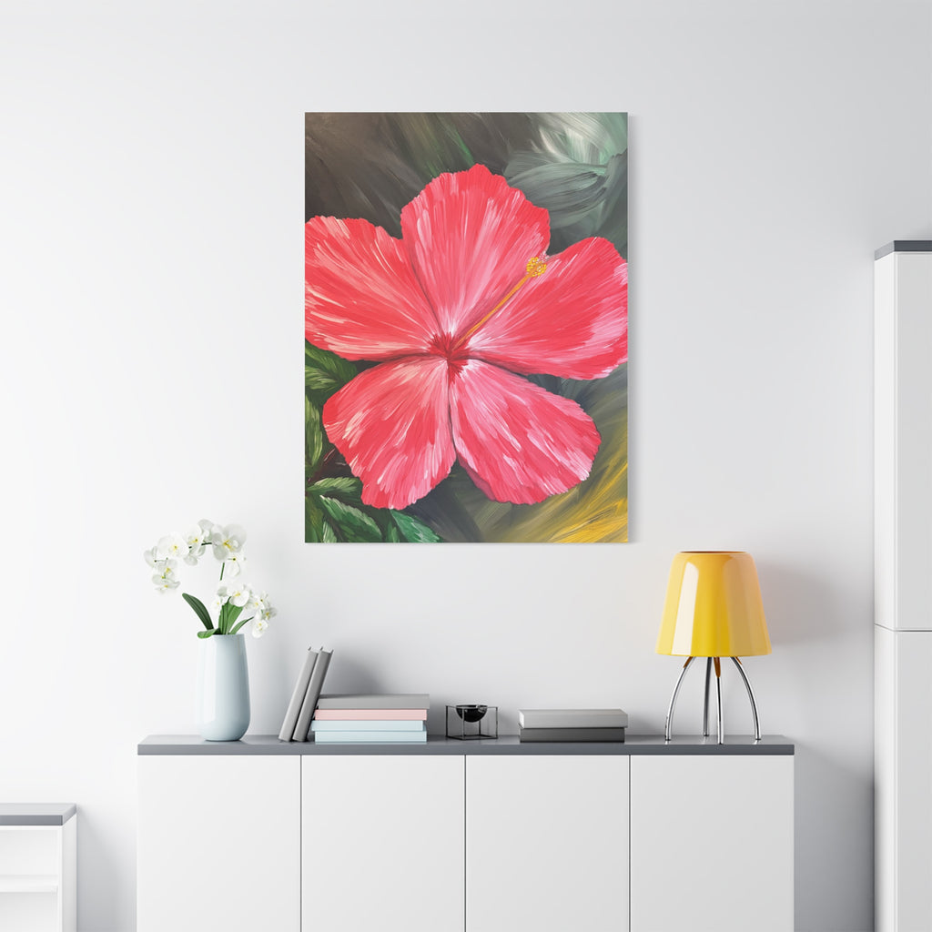 Hibiscus Hues Canvas Wall Art